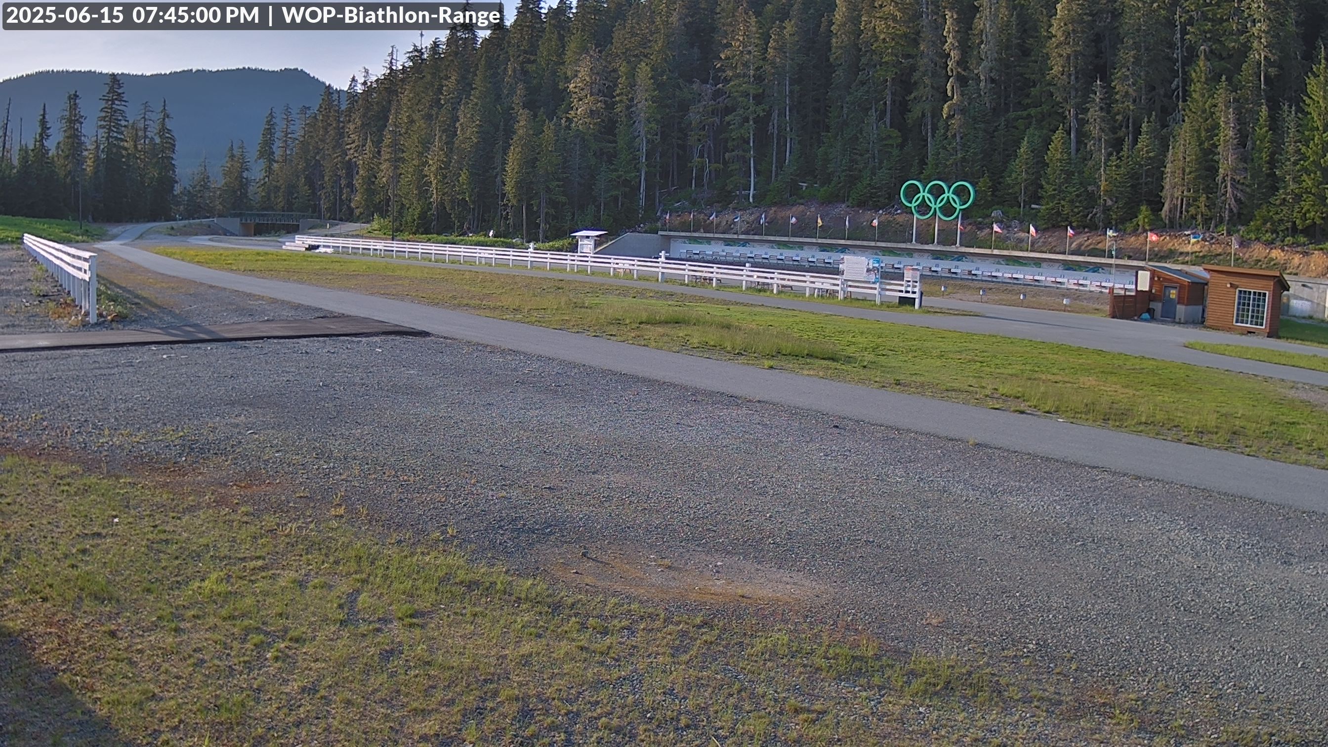 View looking North East to the Olympic Biathlon Range