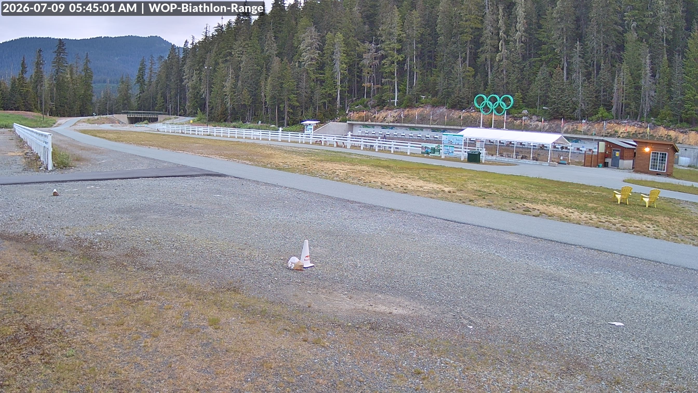 View looking North East to the Olympic Biathlon Range