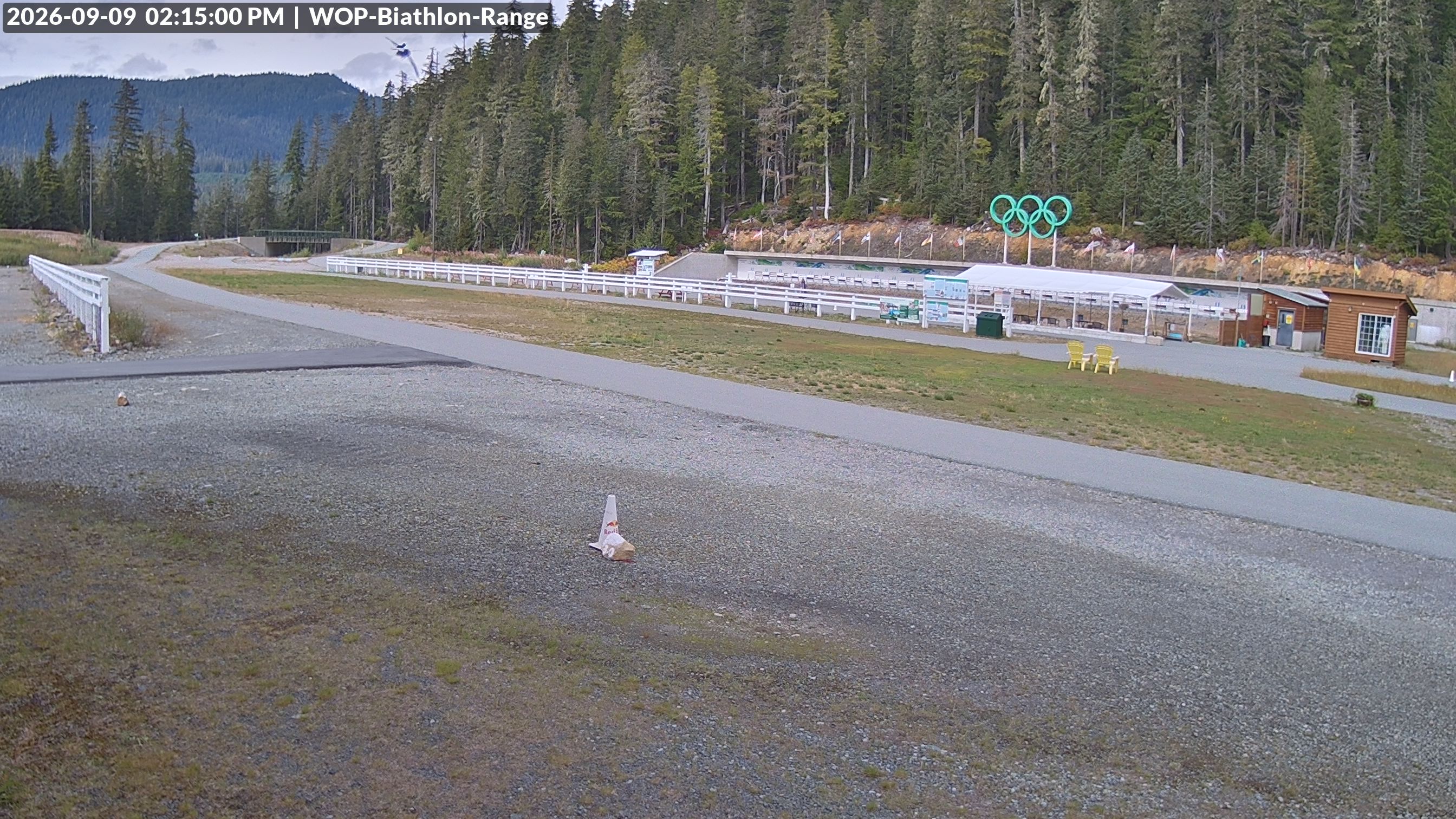 View looking North East to the Olympic Biathlon Range