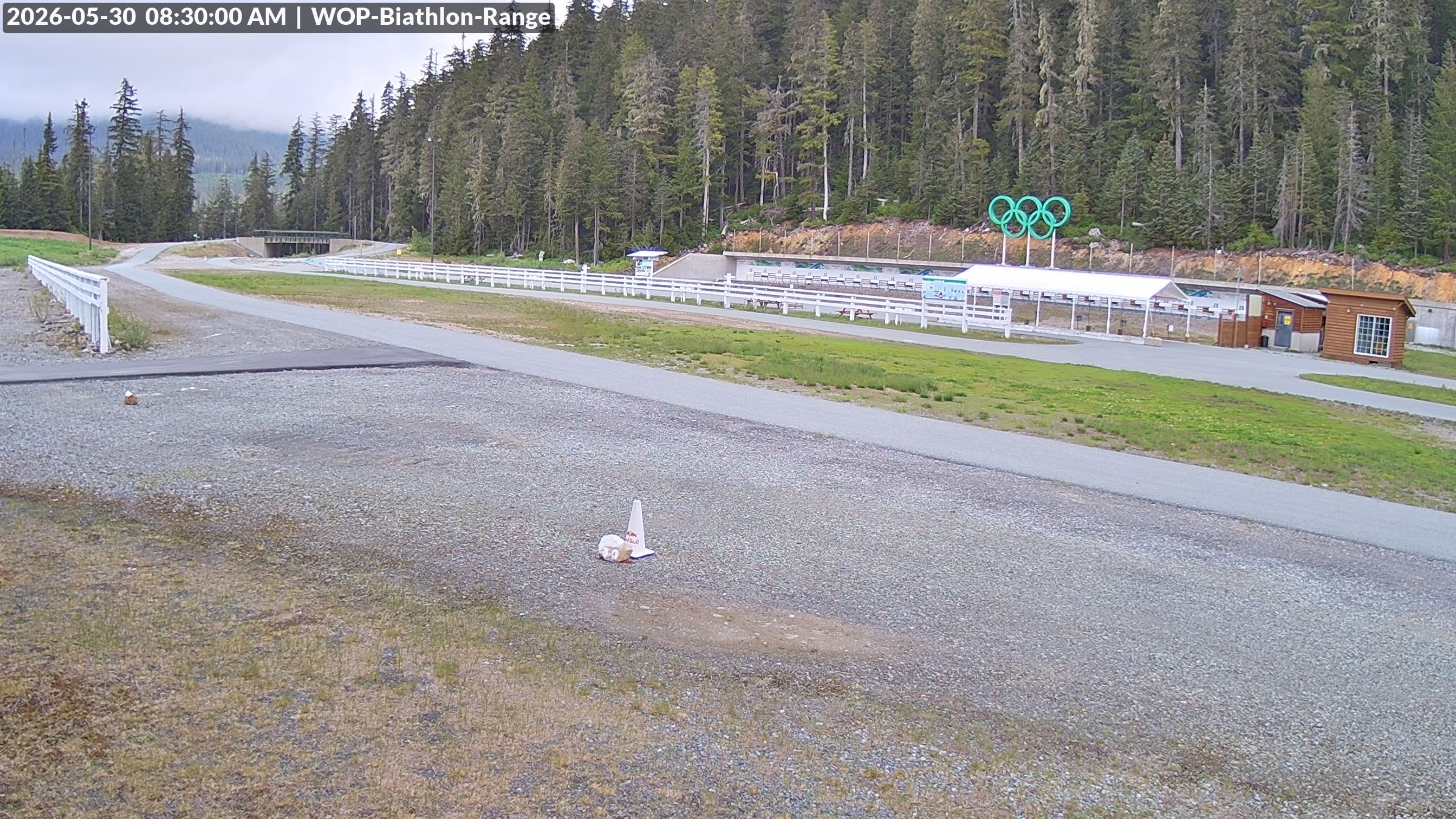 View looking North East to the Olympic Biathlon Range