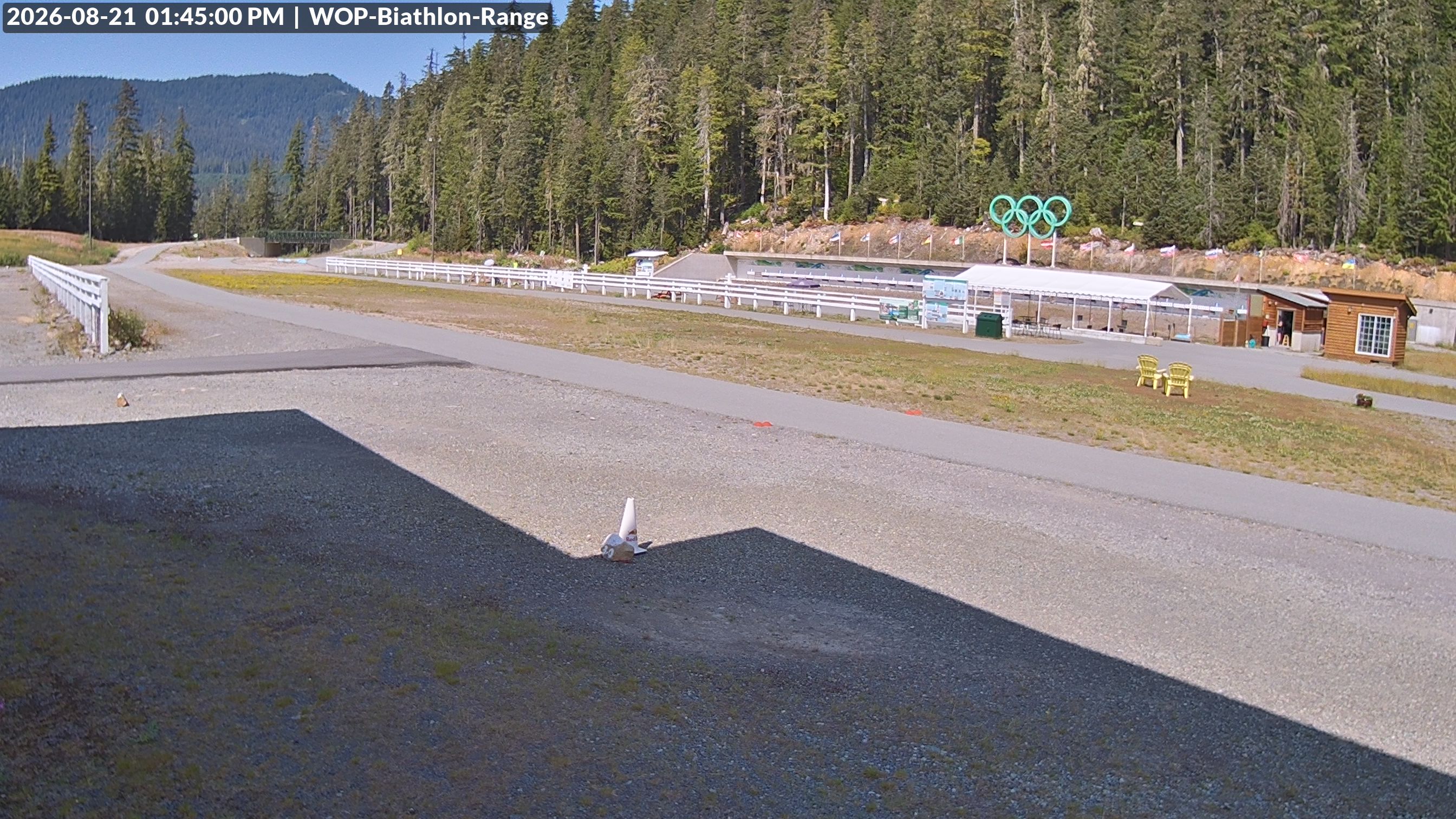 View looking North East to the Olympic Biathlon Range