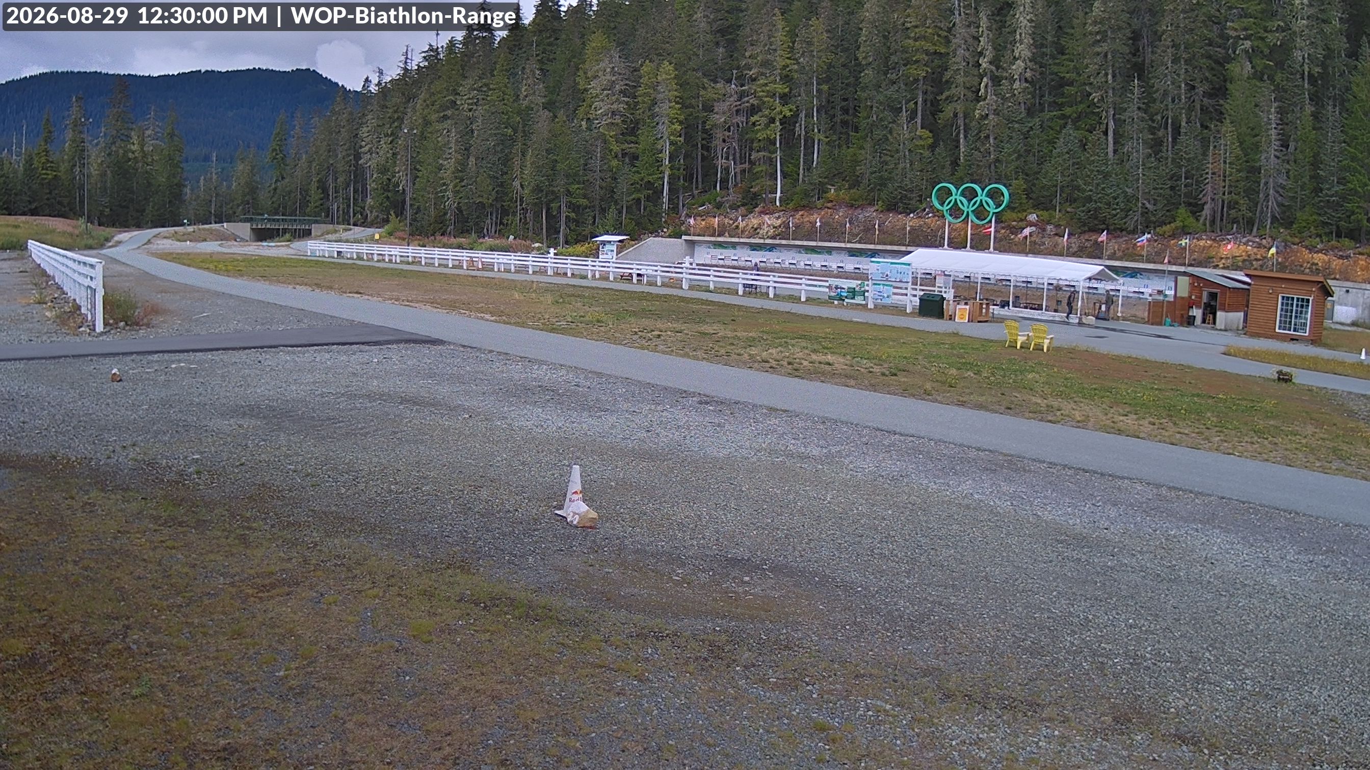 View looking North East to the Olympic Biathlon Range