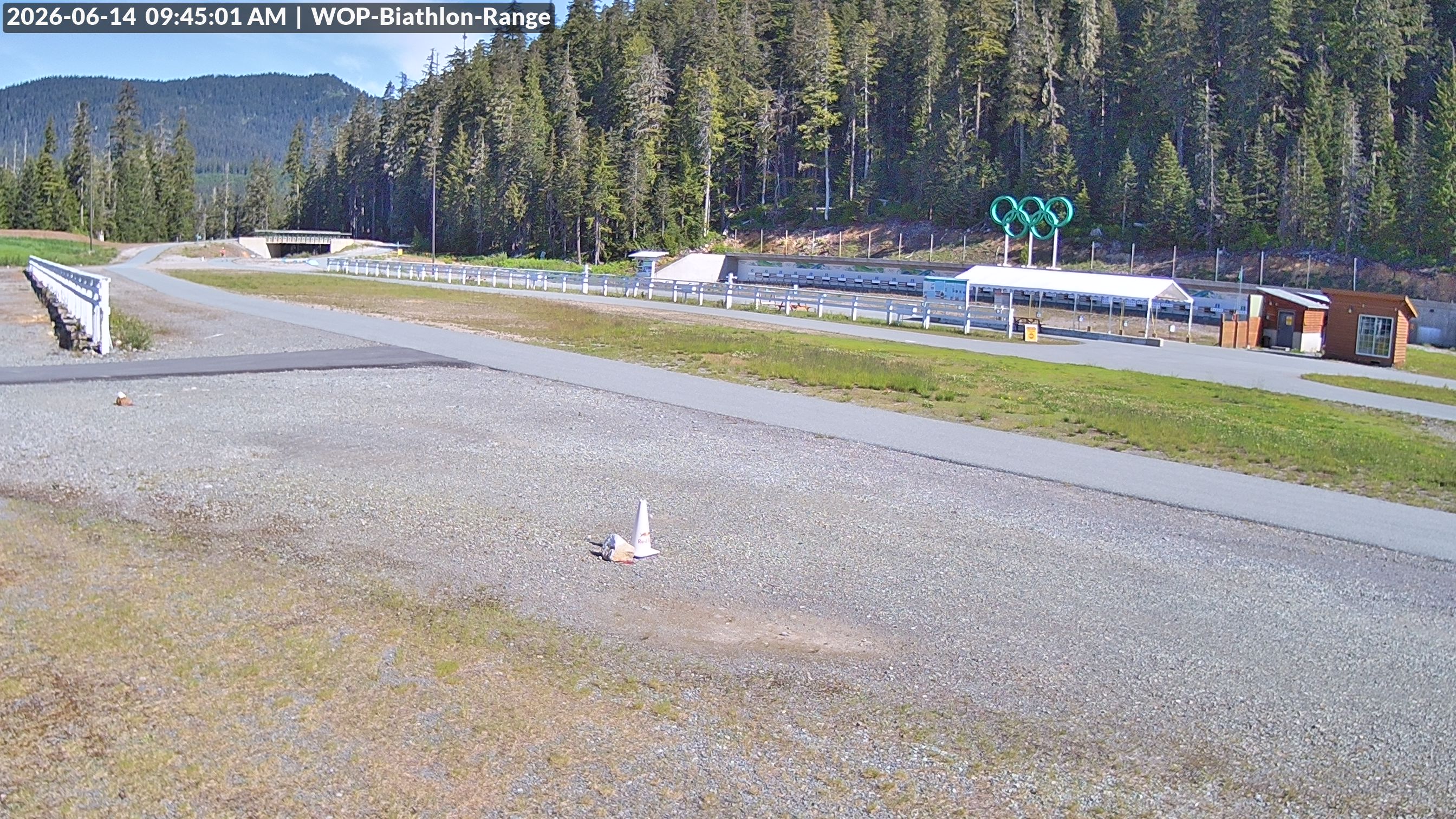 View looking North East to the Olympic Biathlon Range