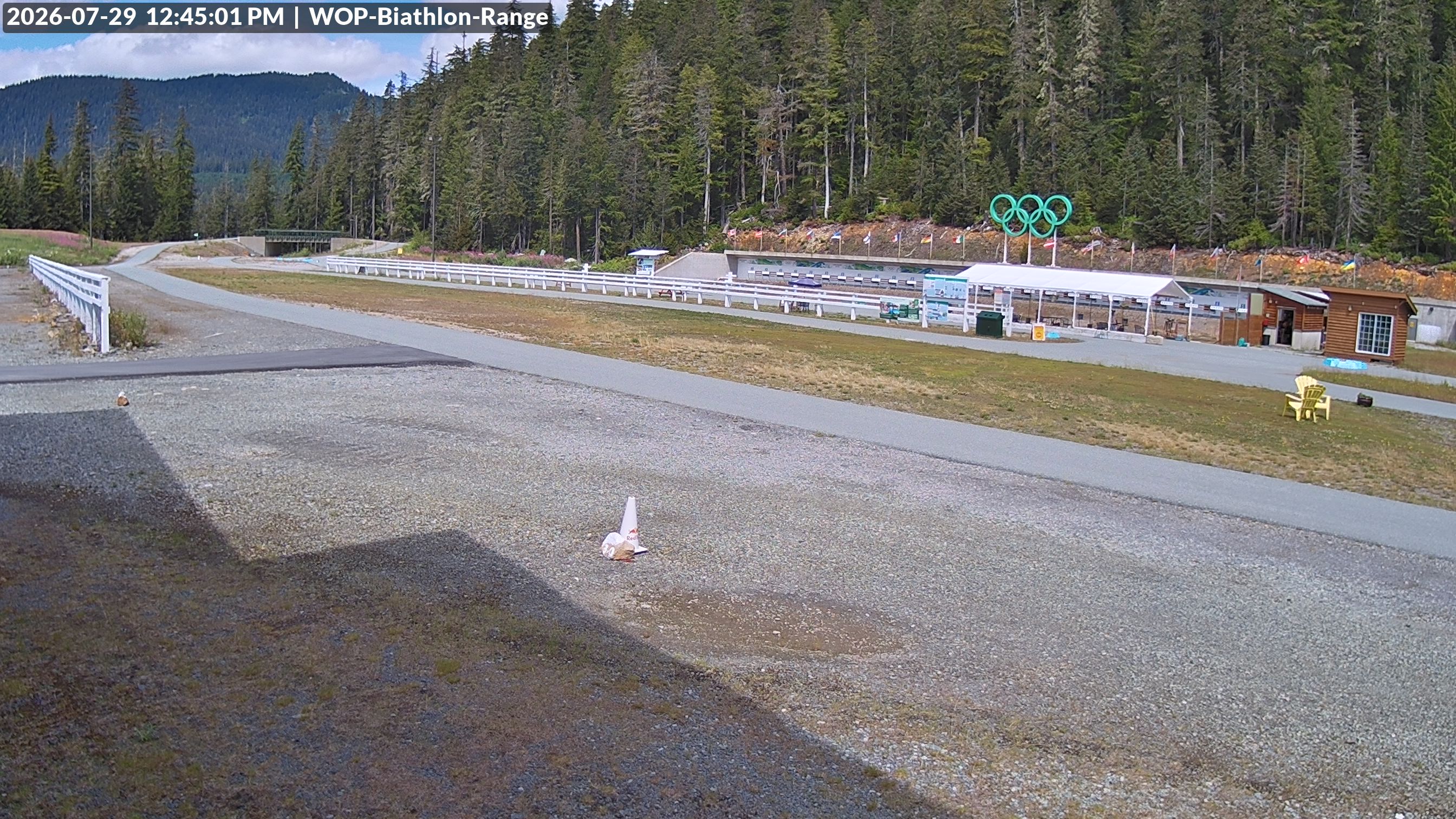 View looking North East to the Olympic Biathlon Range