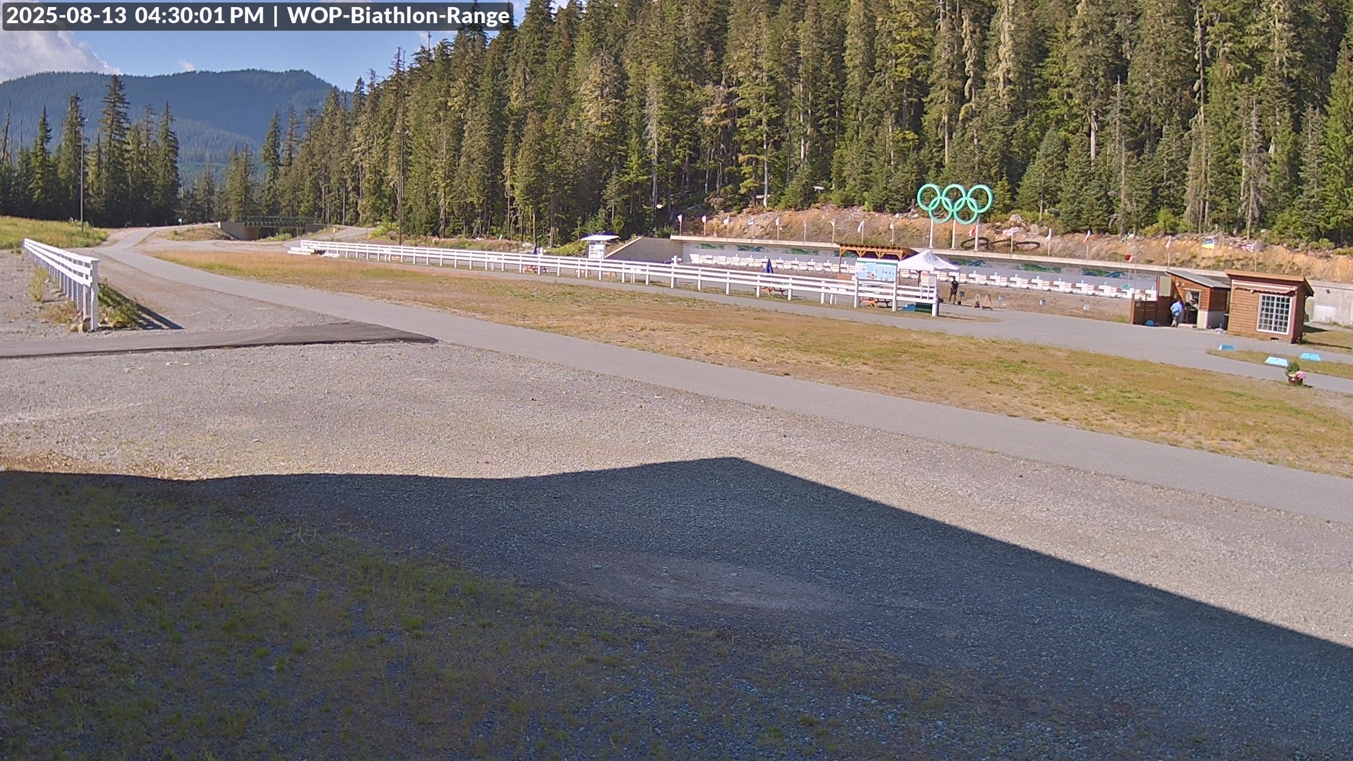 View looking North East to the Olympic Biathlon Range