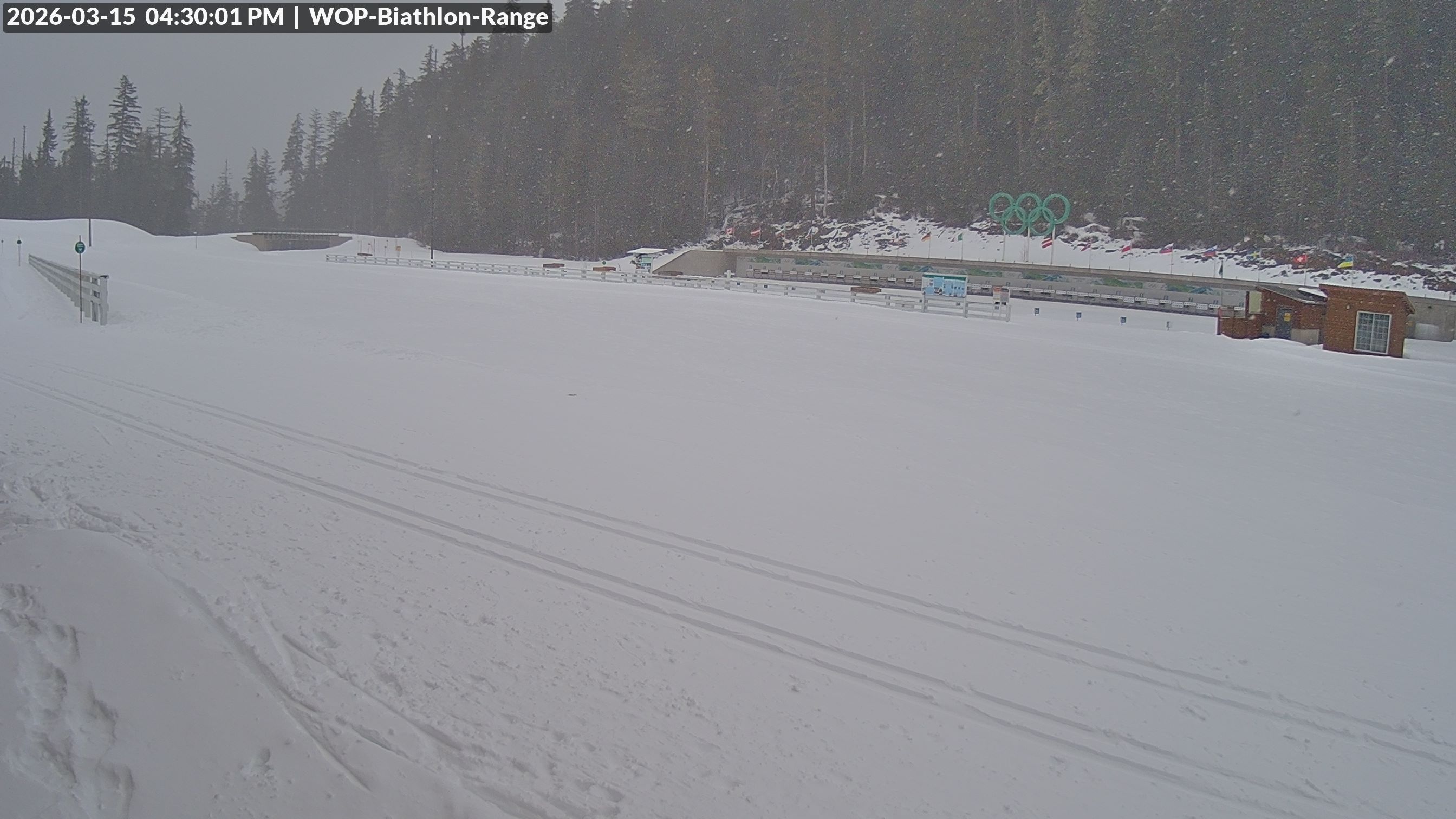 View looking North East to the Olympic Biathlon Range