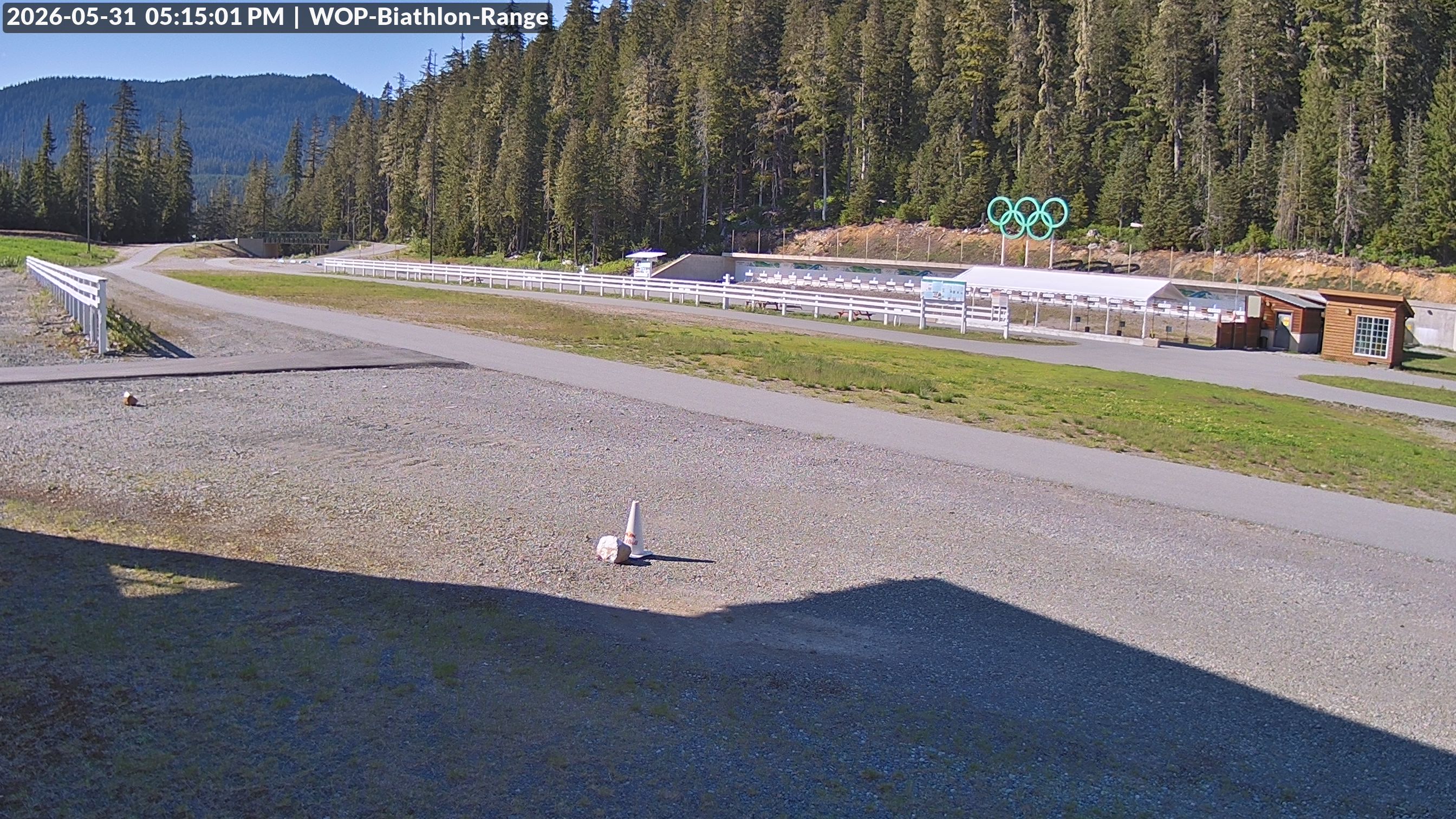 View looking North East to the Olympic Biathlon Range