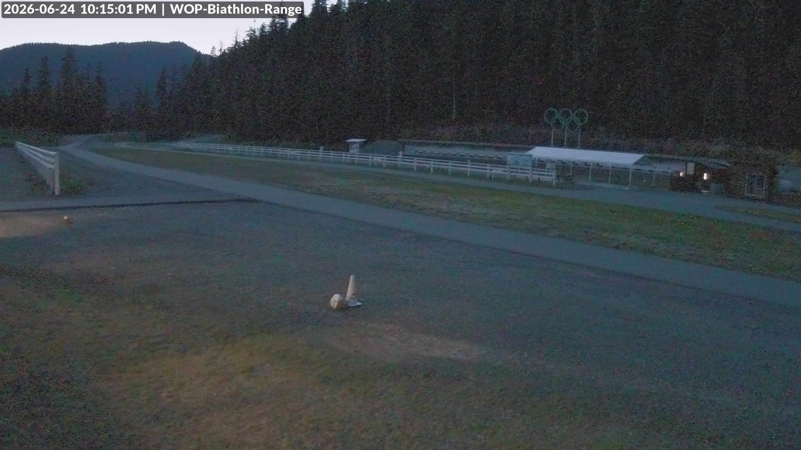 View looking North East to the Olympic Biathlon Range