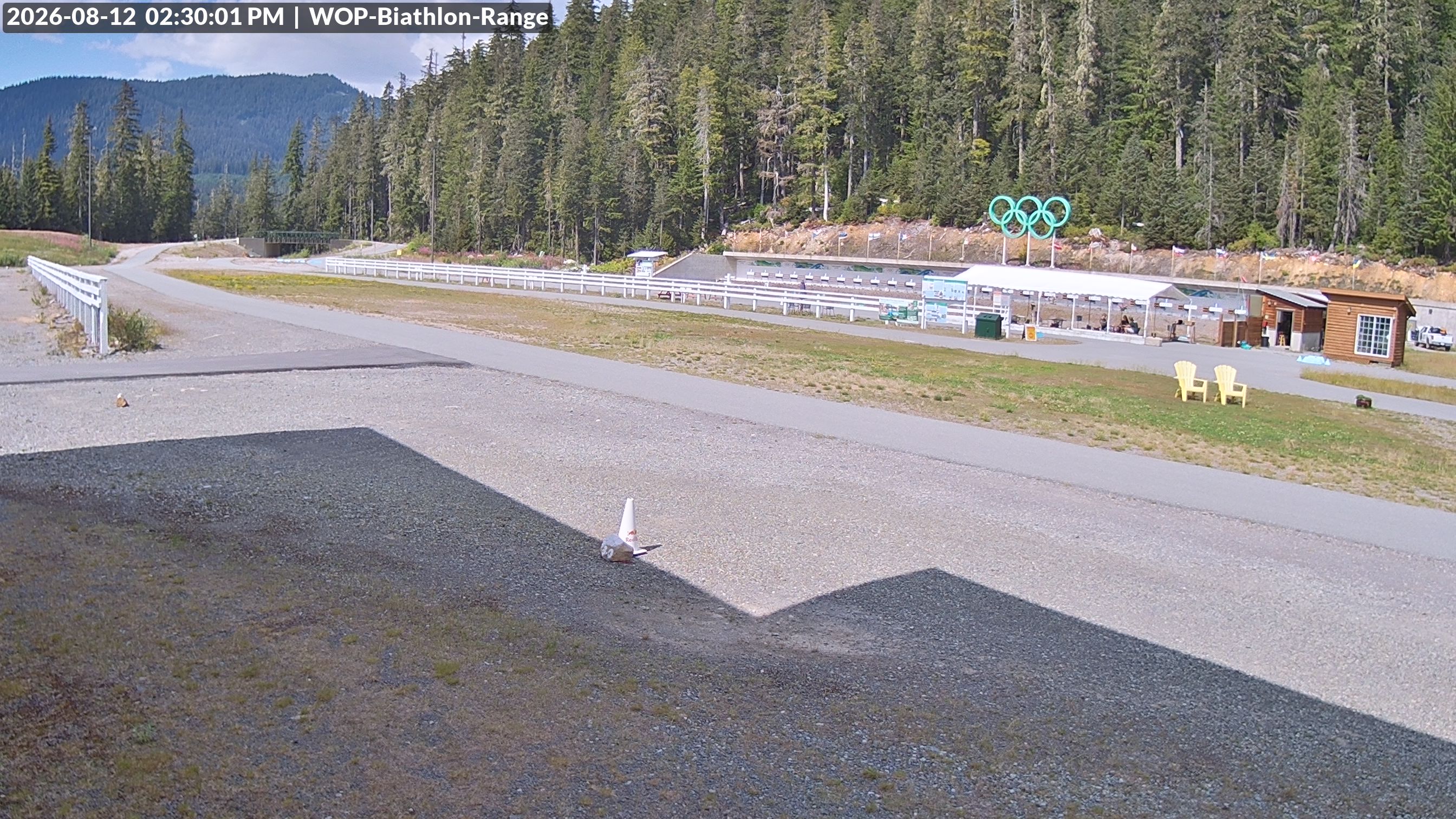 View looking North East to the Olympic Biathlon Range