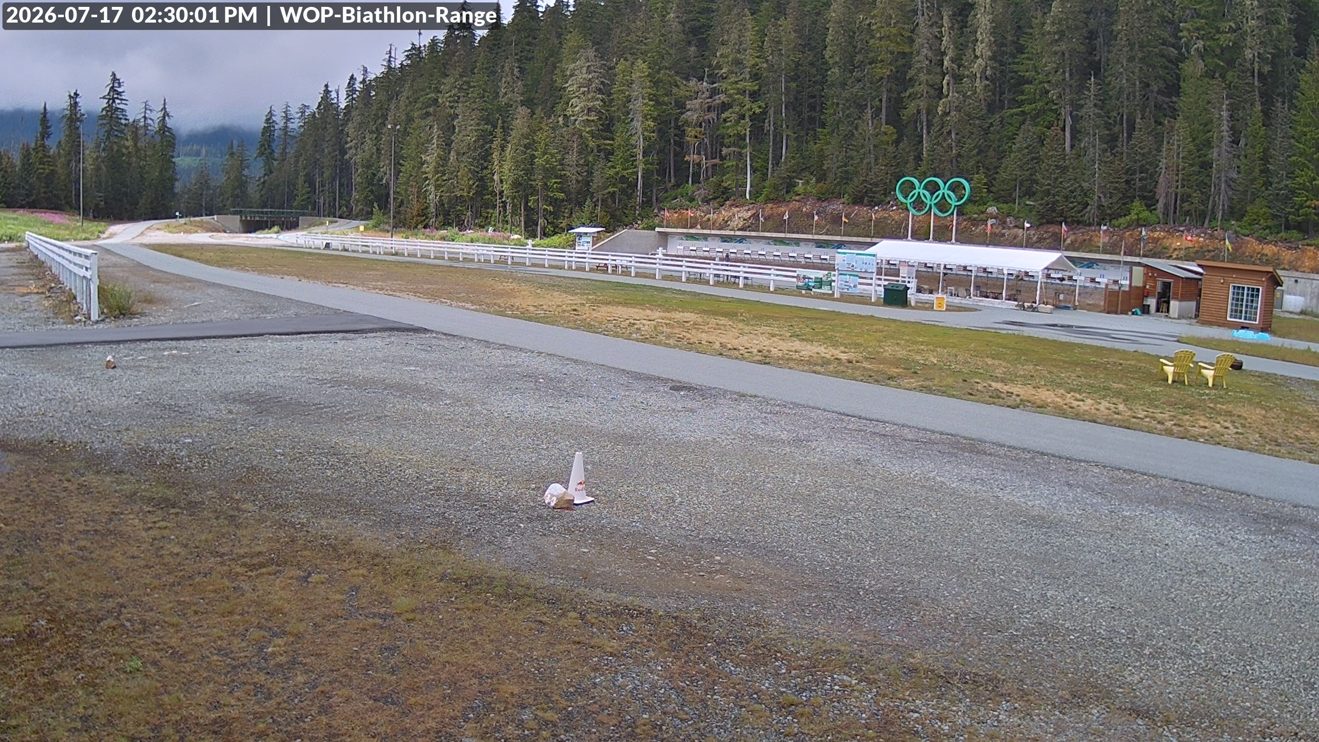 View looking North East to the Olympic Biathlon Range