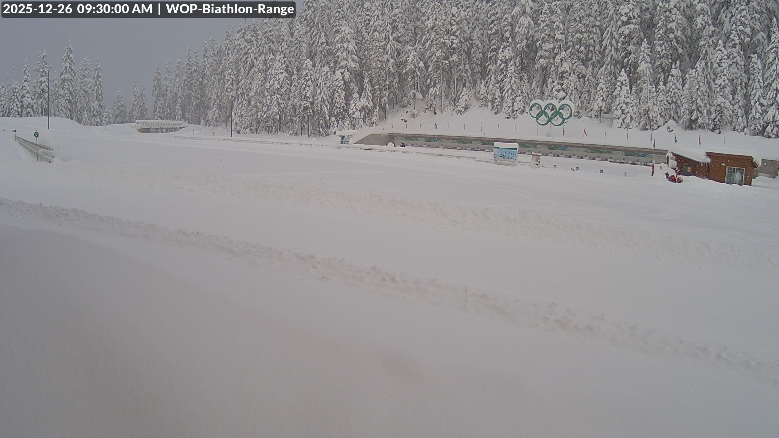 View looking North East to the Olympic Biathlon Range