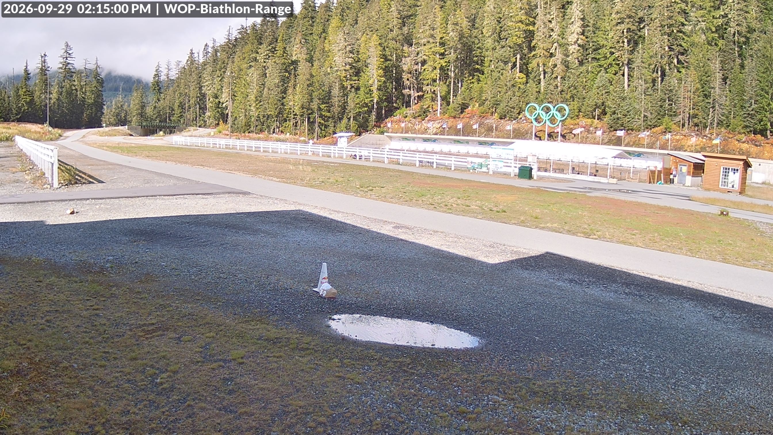 View looking North East to the Olympic Biathlon Range