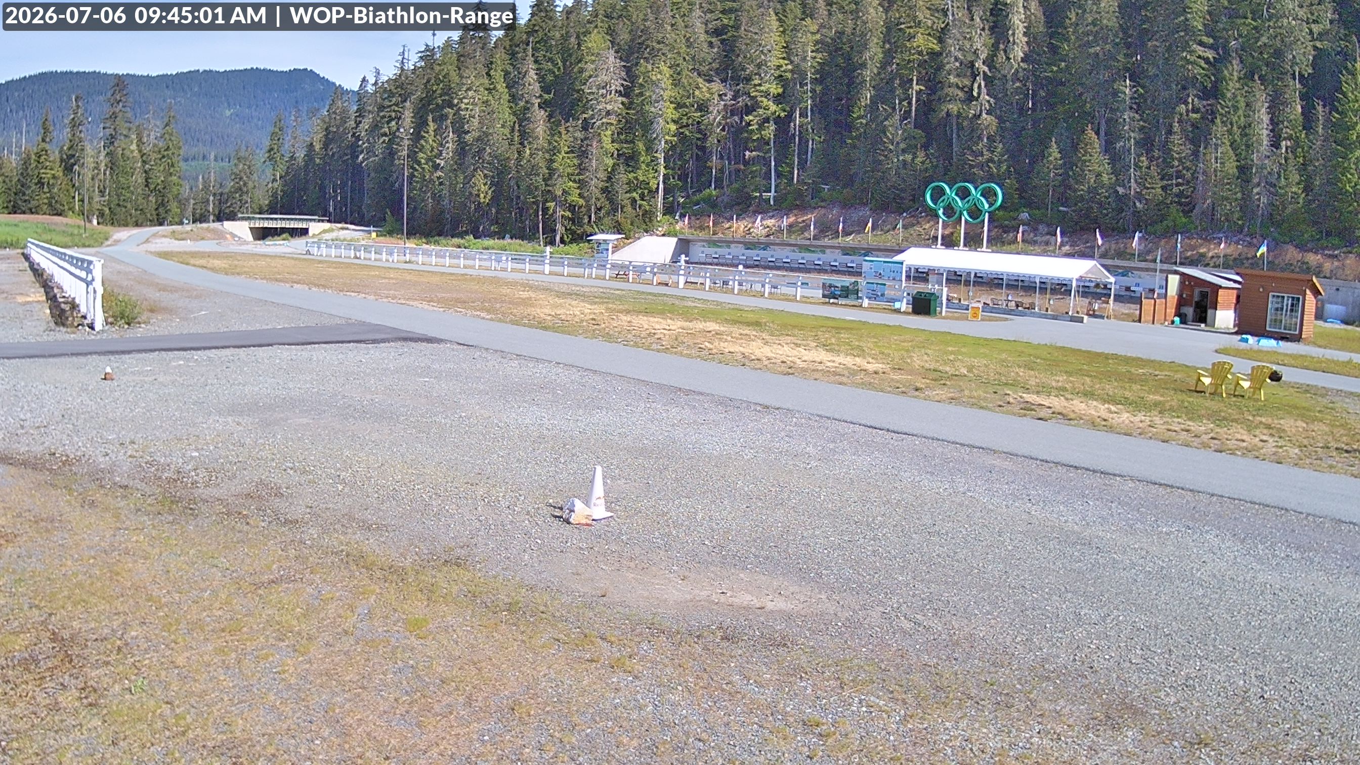 View looking North East to the Olympic Biathlon Range