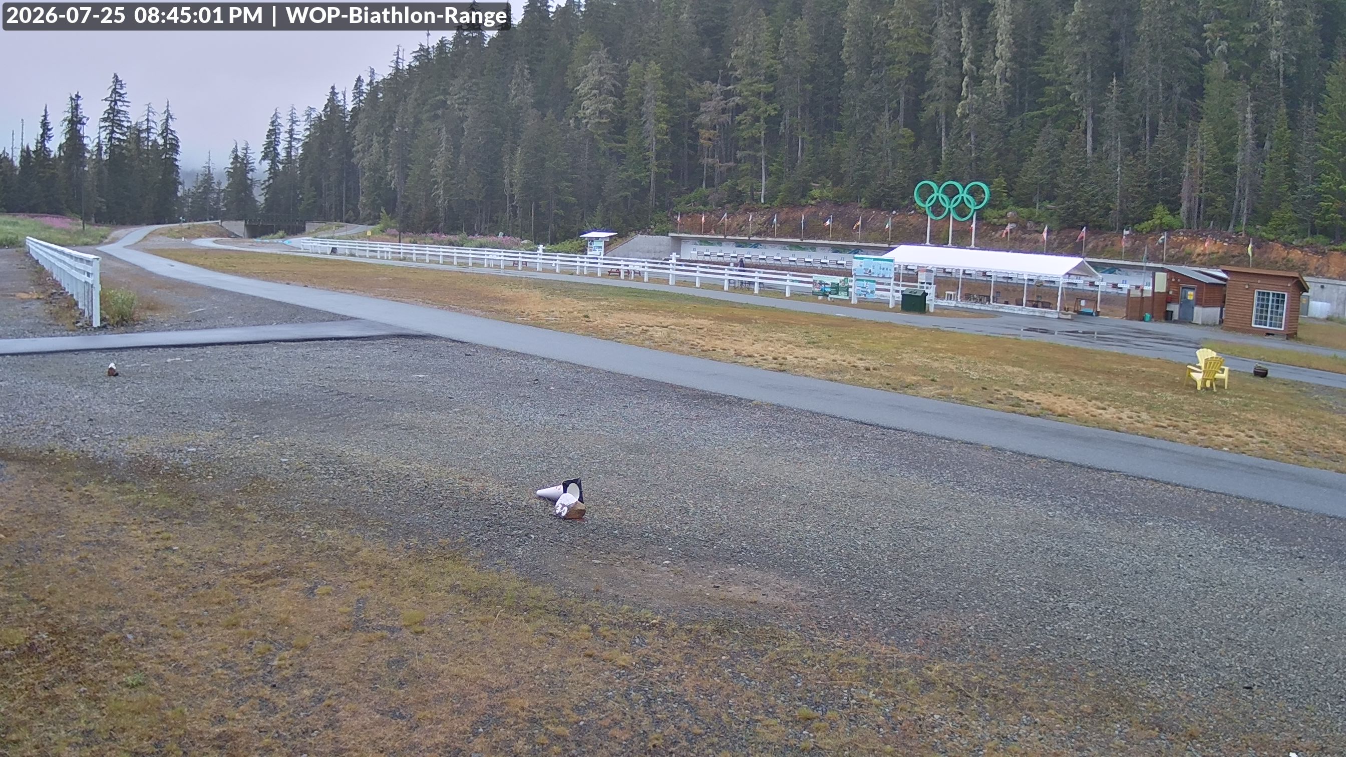 View looking North East to the Olympic Biathlon Range