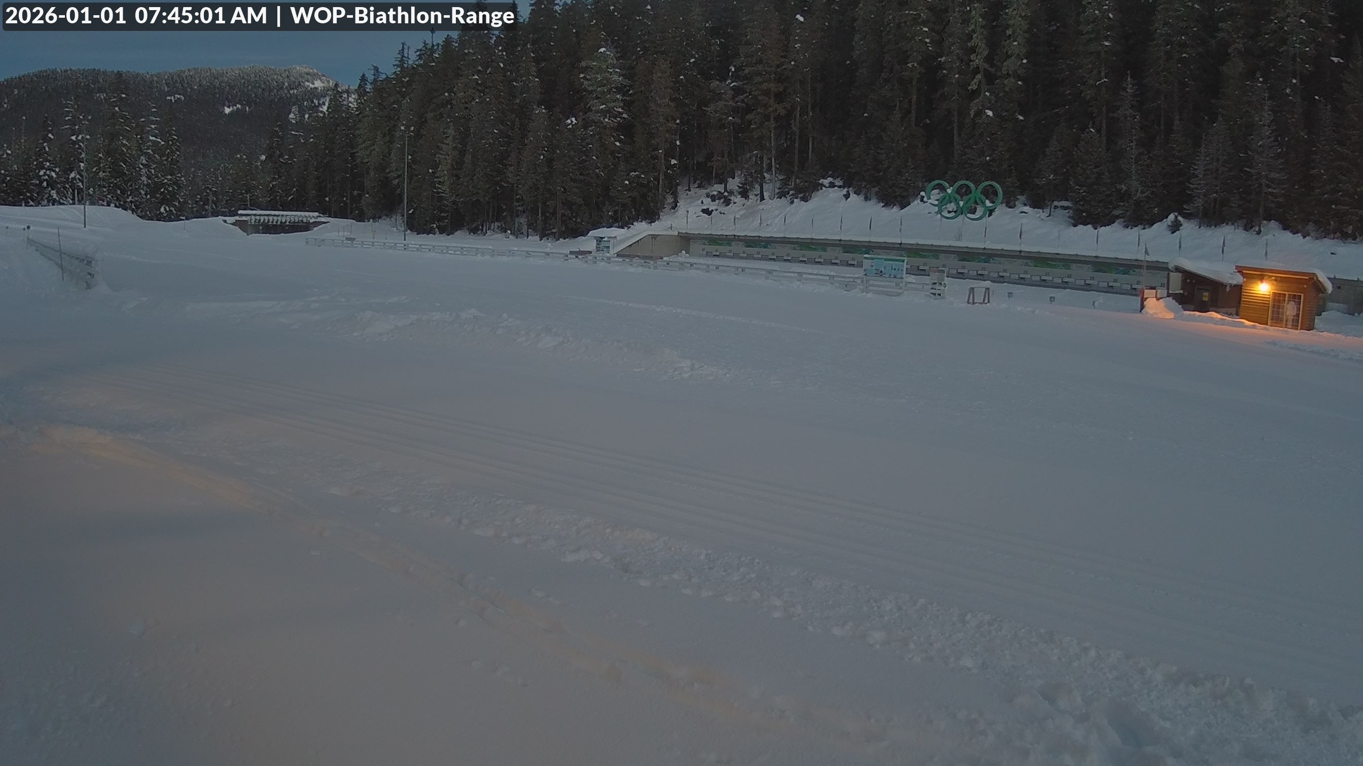 View looking North East to the Olympic Biathlon Range
