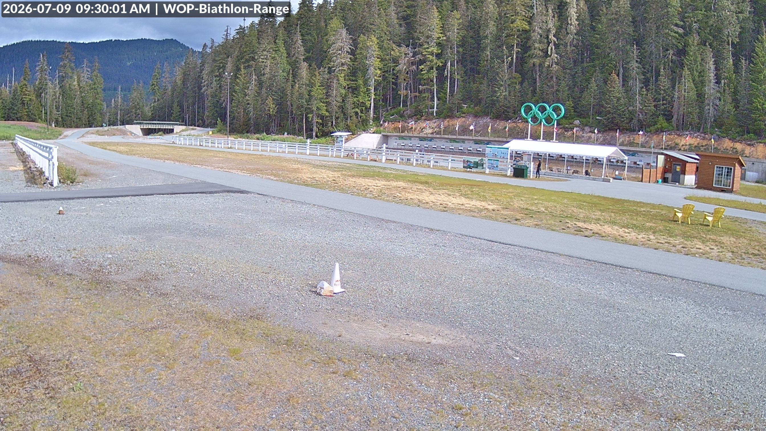 View looking North East to the Olympic Biathlon Range