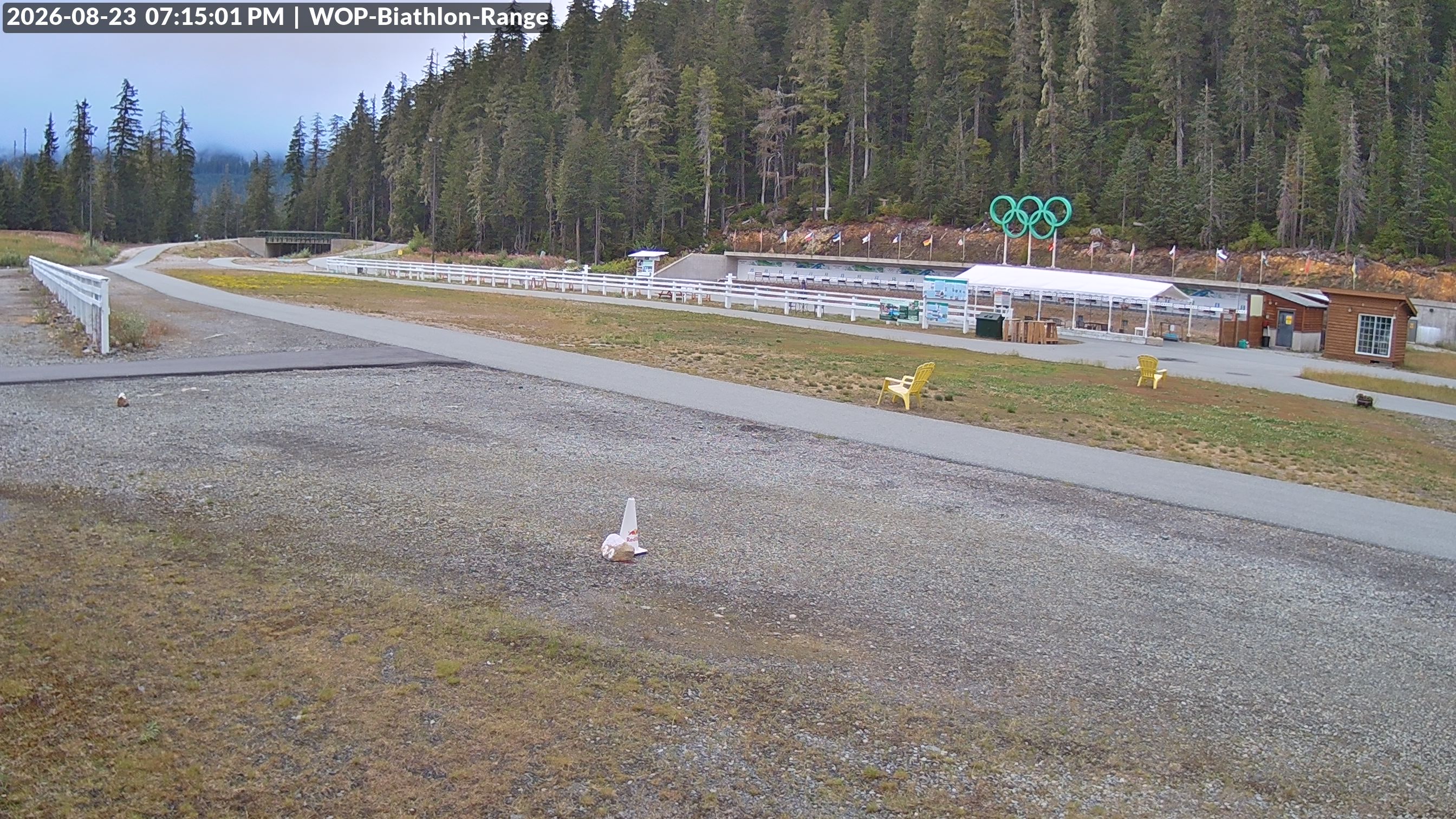 View looking North East to the Olympic Biathlon Range