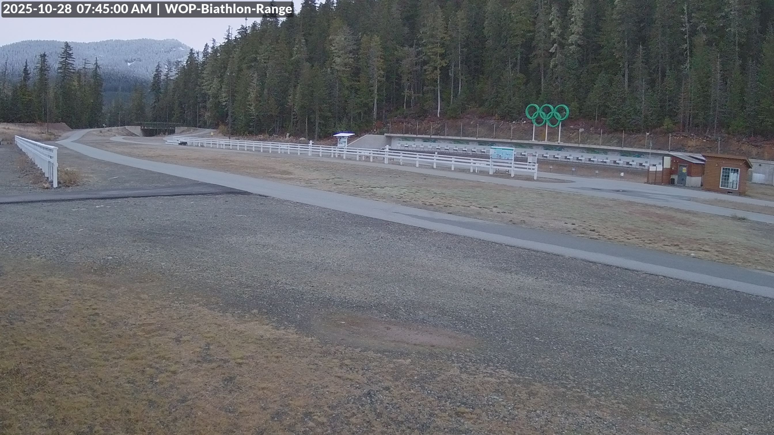 View looking North East to the Olympic Biathlon Range