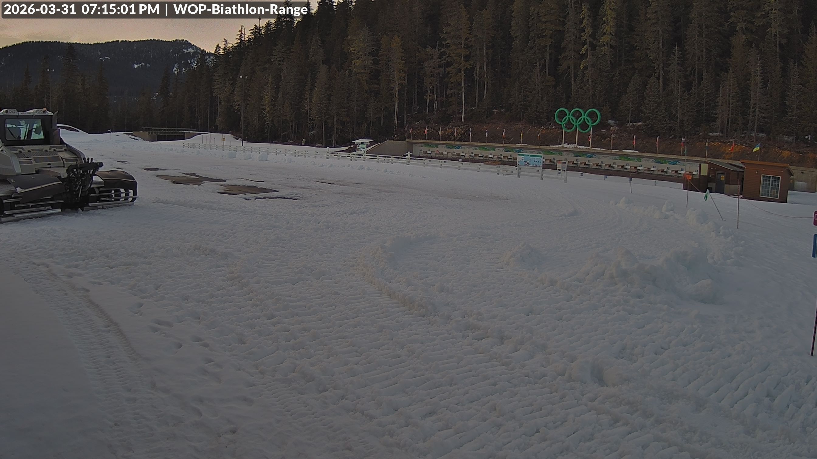 View looking North East to the Olympic Biathlon Range