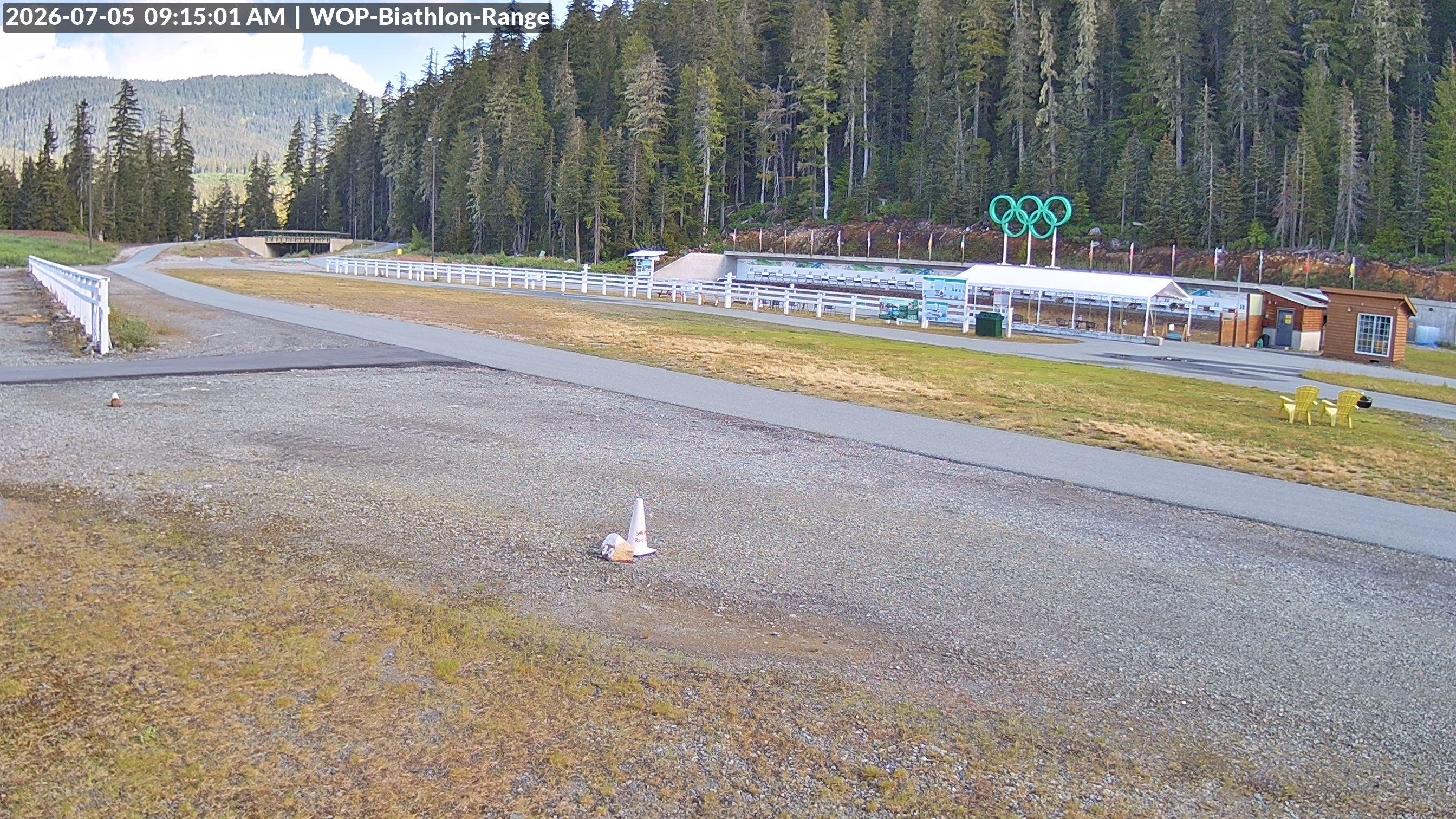 View looking North East to the Olympic Biathlon Range