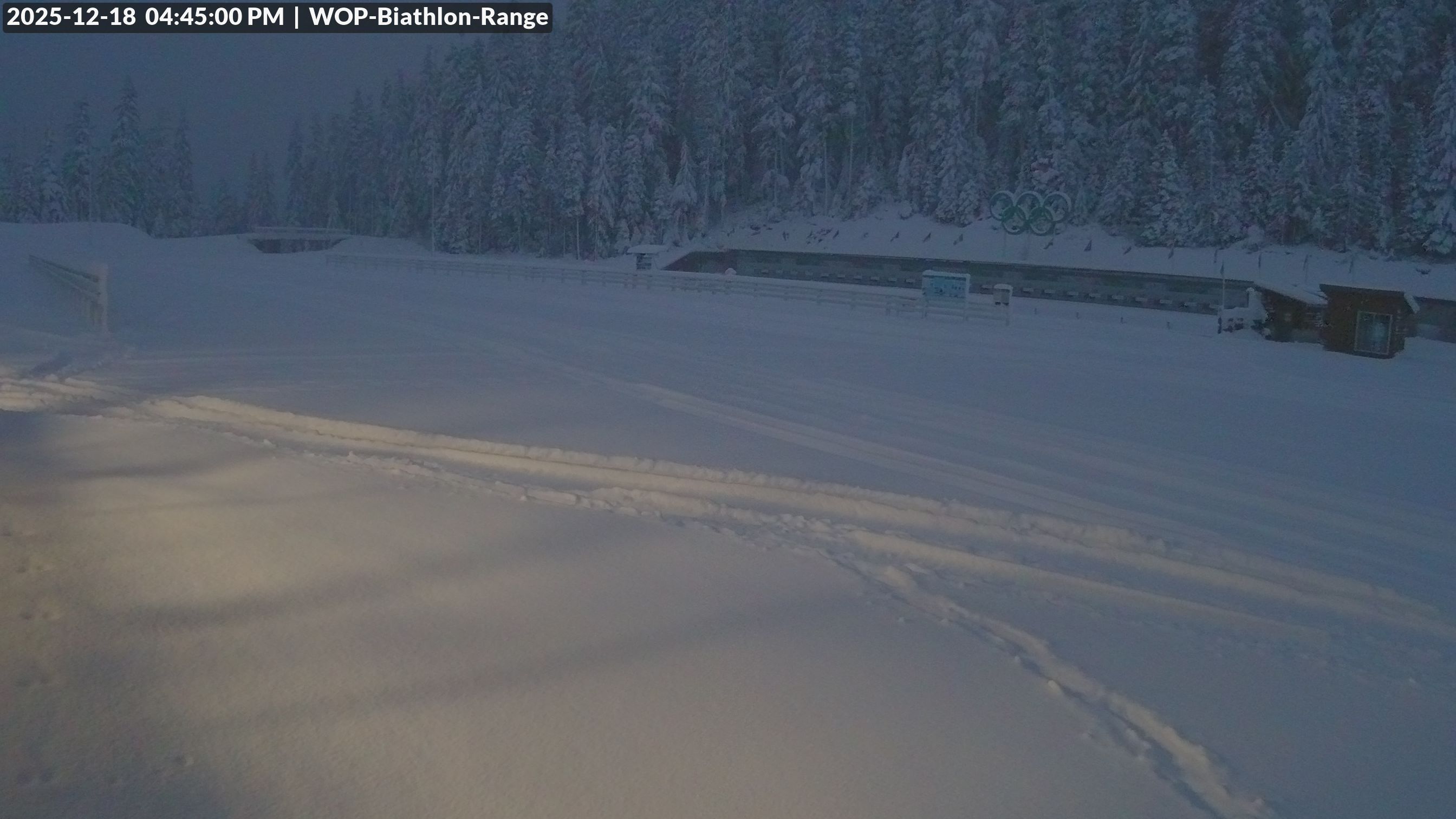 View looking North East to the Olympic Biathlon Range