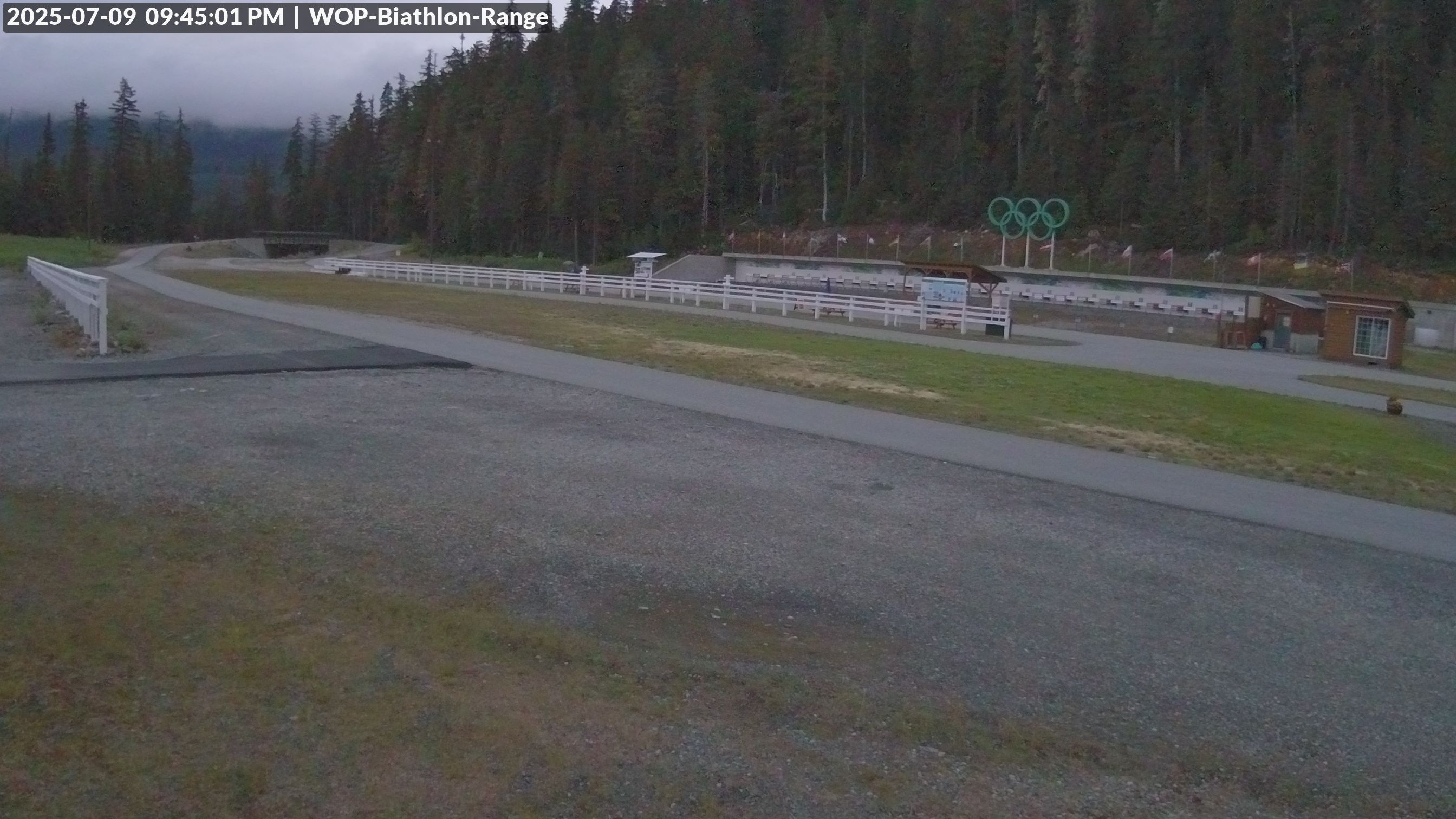 View looking North East to the Olympic Biathlon Range