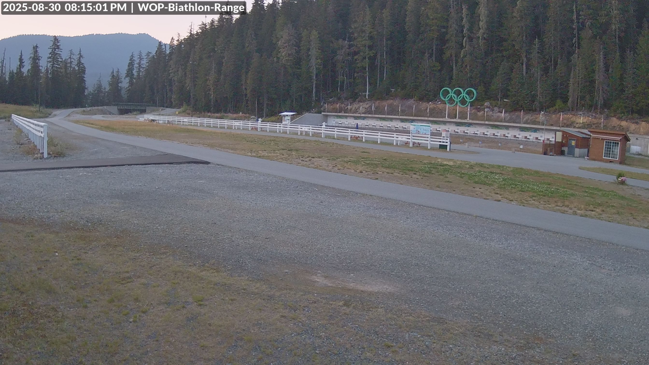 View looking North East to the Olympic Biathlon Range
