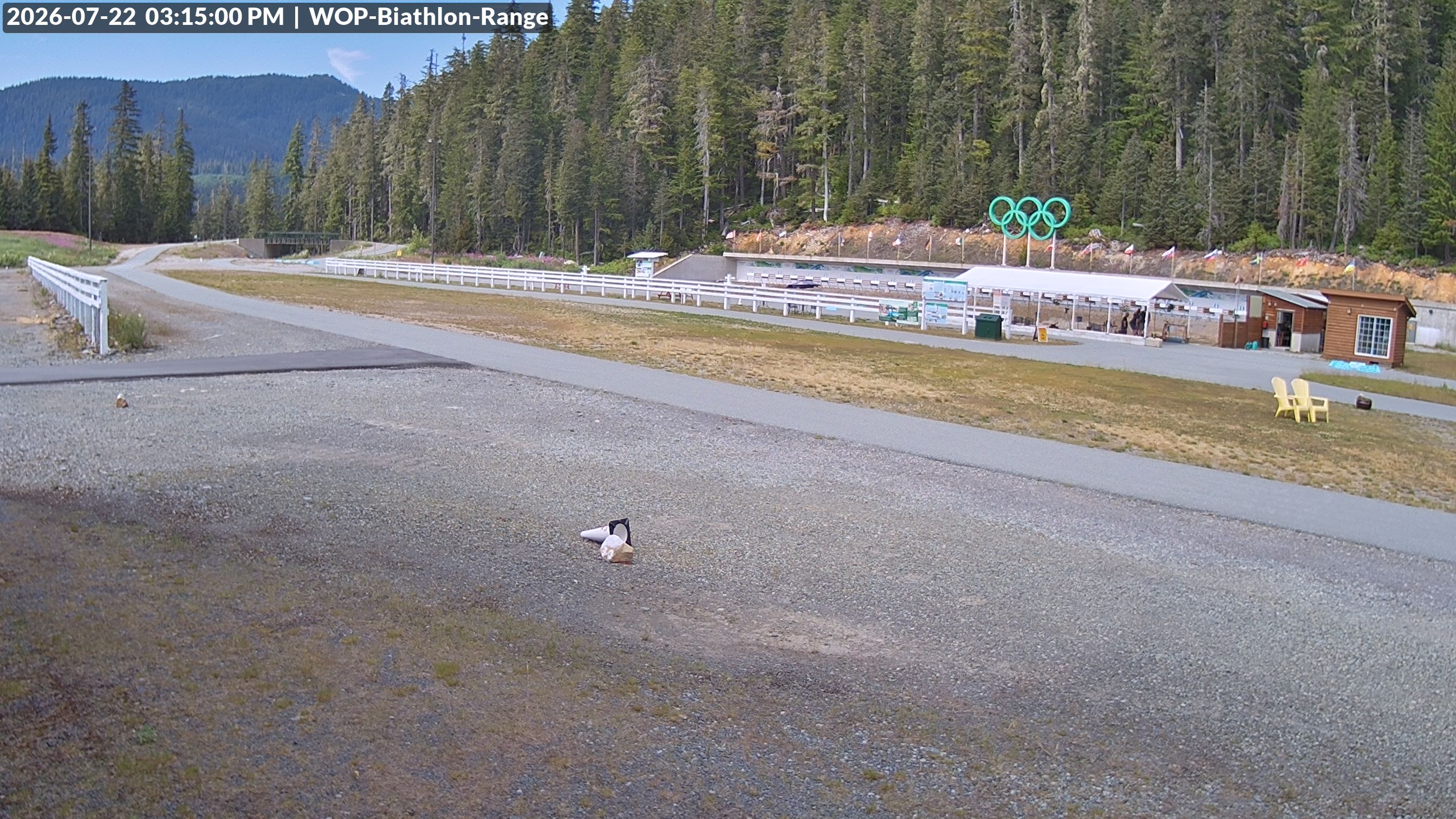 View looking North East to the Olympic Biathlon Range