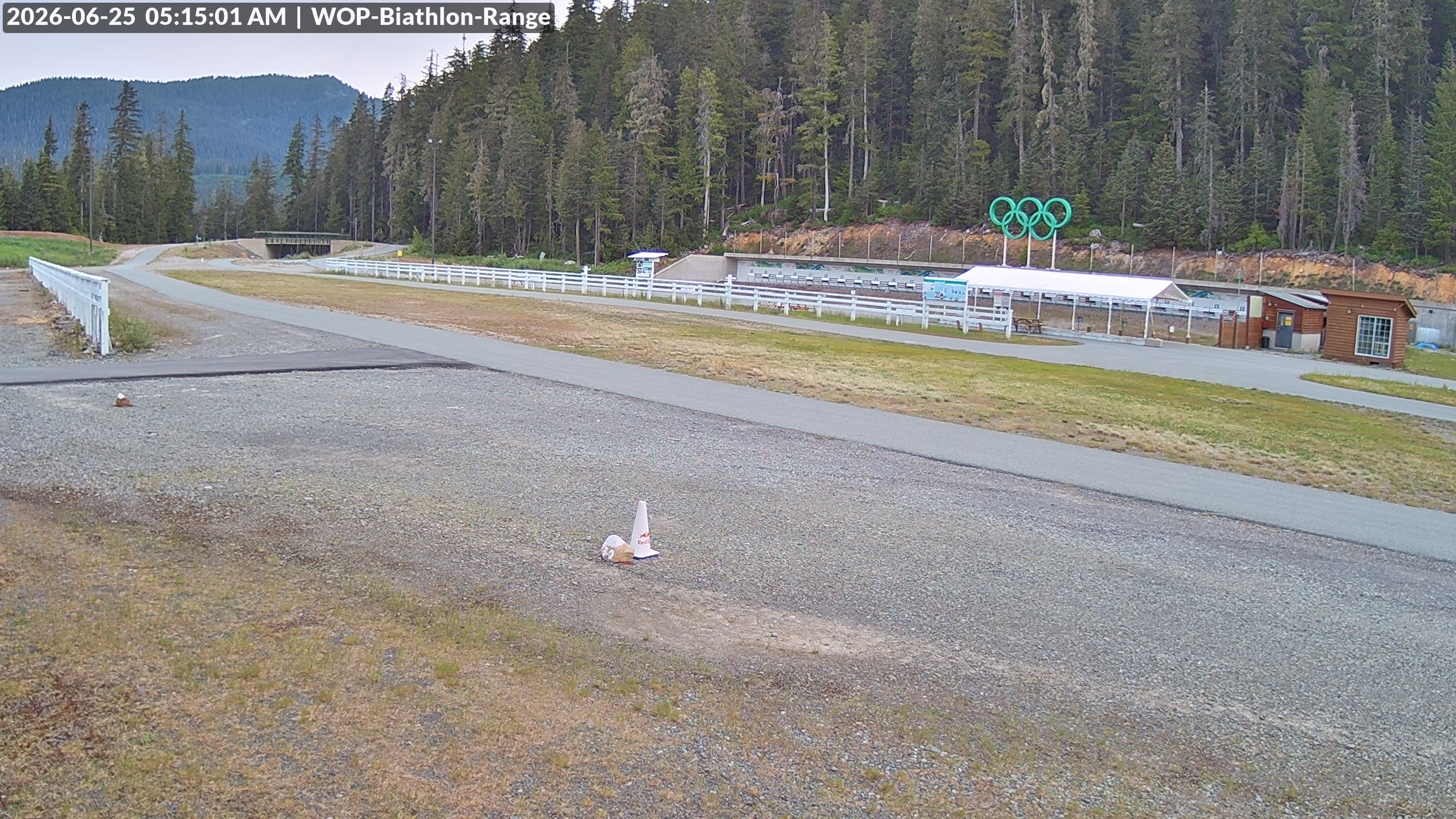 View looking North East to the Olympic Biathlon Range