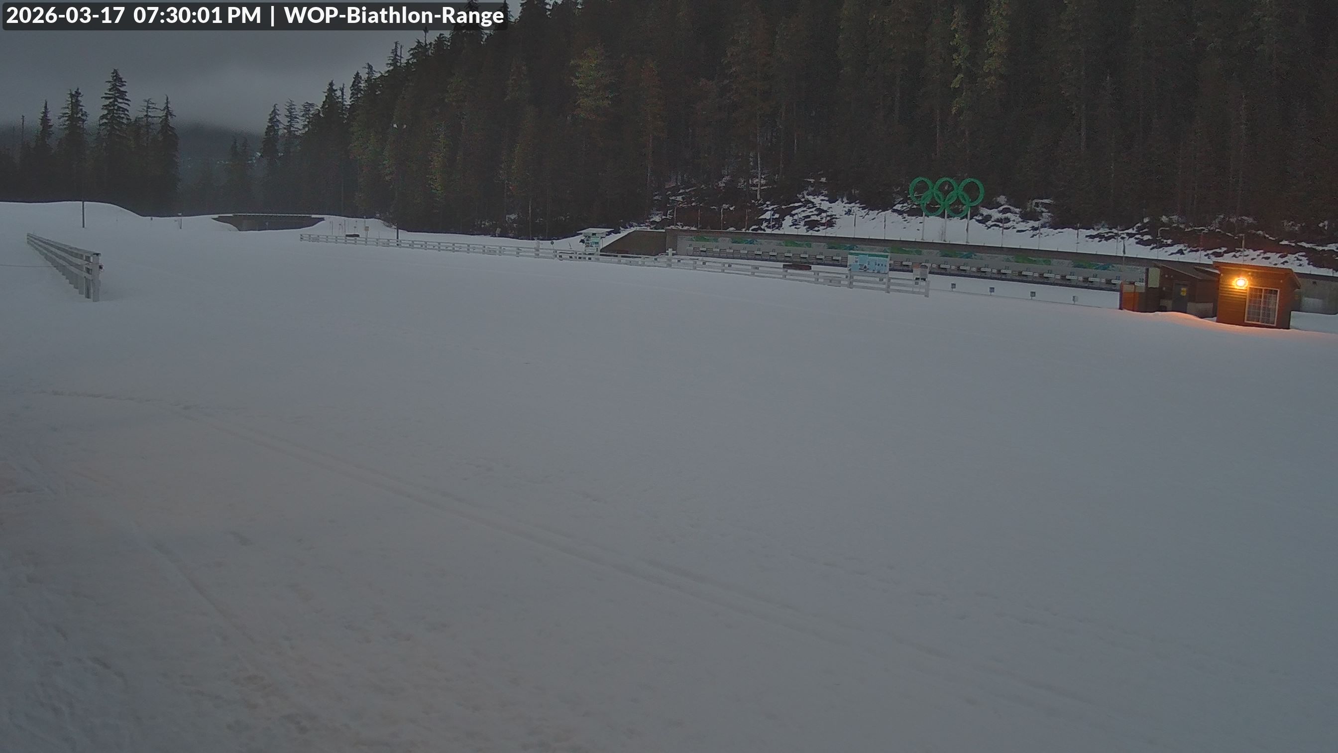 View looking North East to the Olympic Biathlon Range