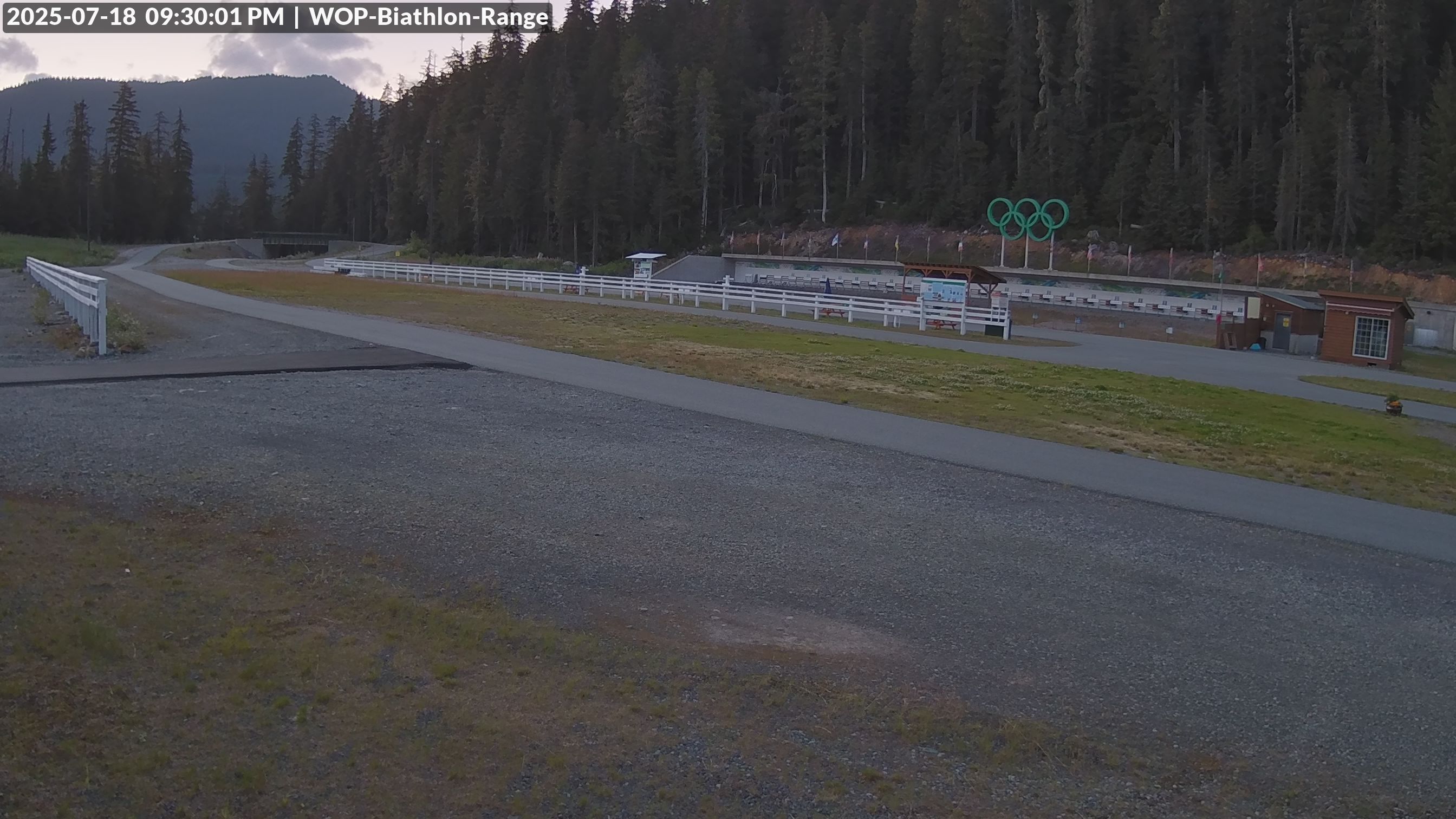View looking North East to the Olympic Biathlon Range