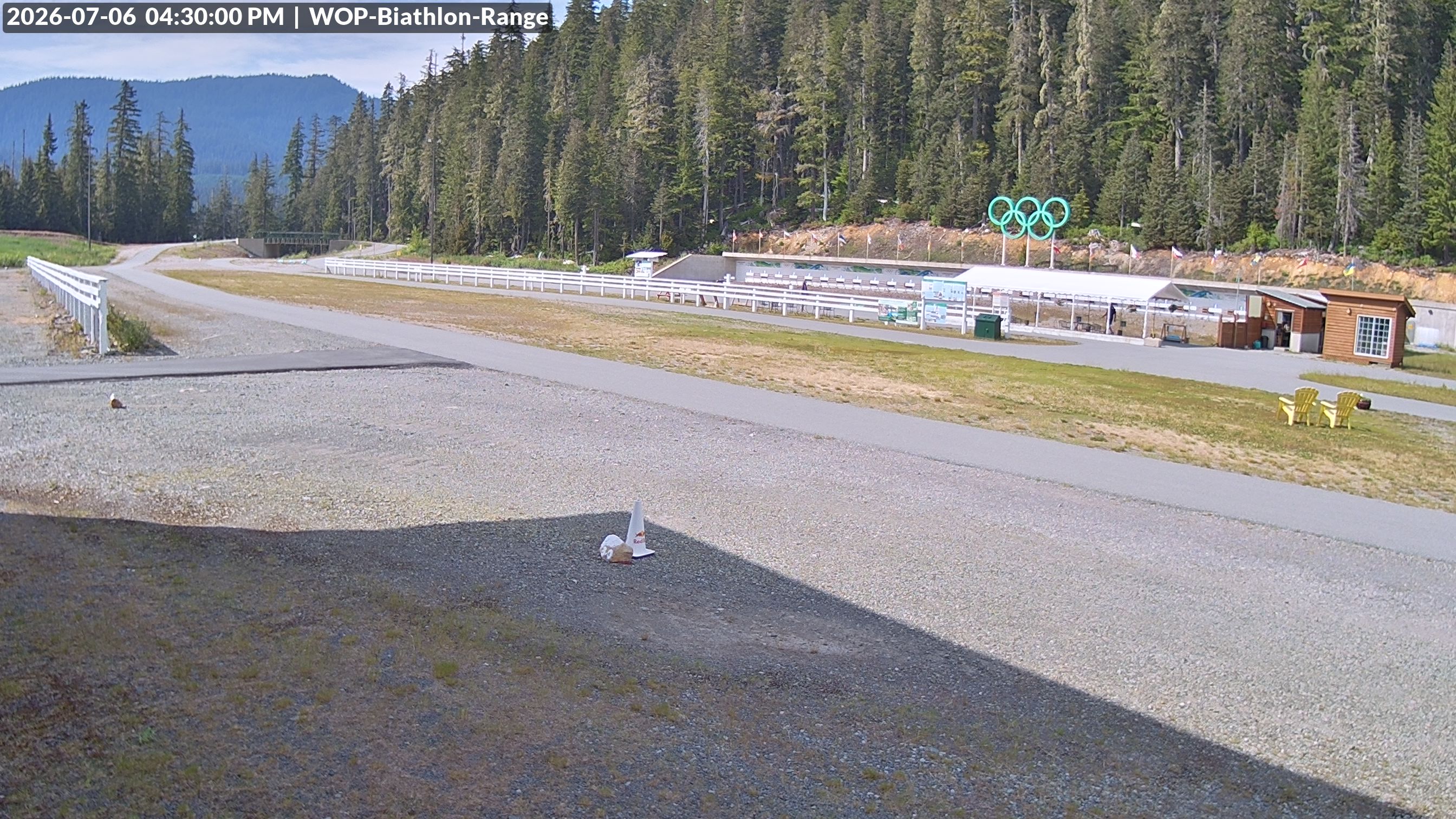 View looking North East to the Olympic Biathlon Range