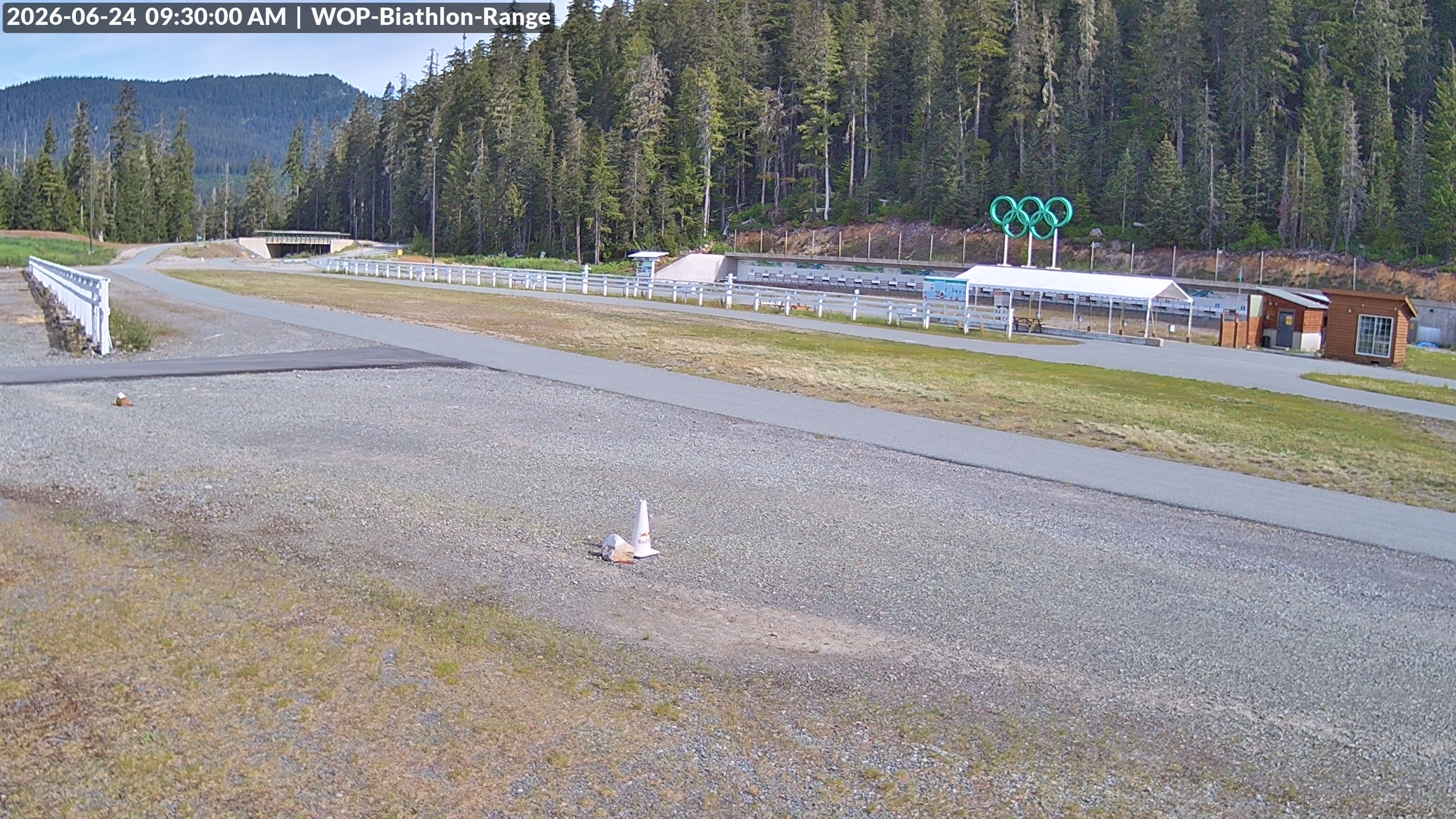 View looking North East to the Olympic Biathlon Range