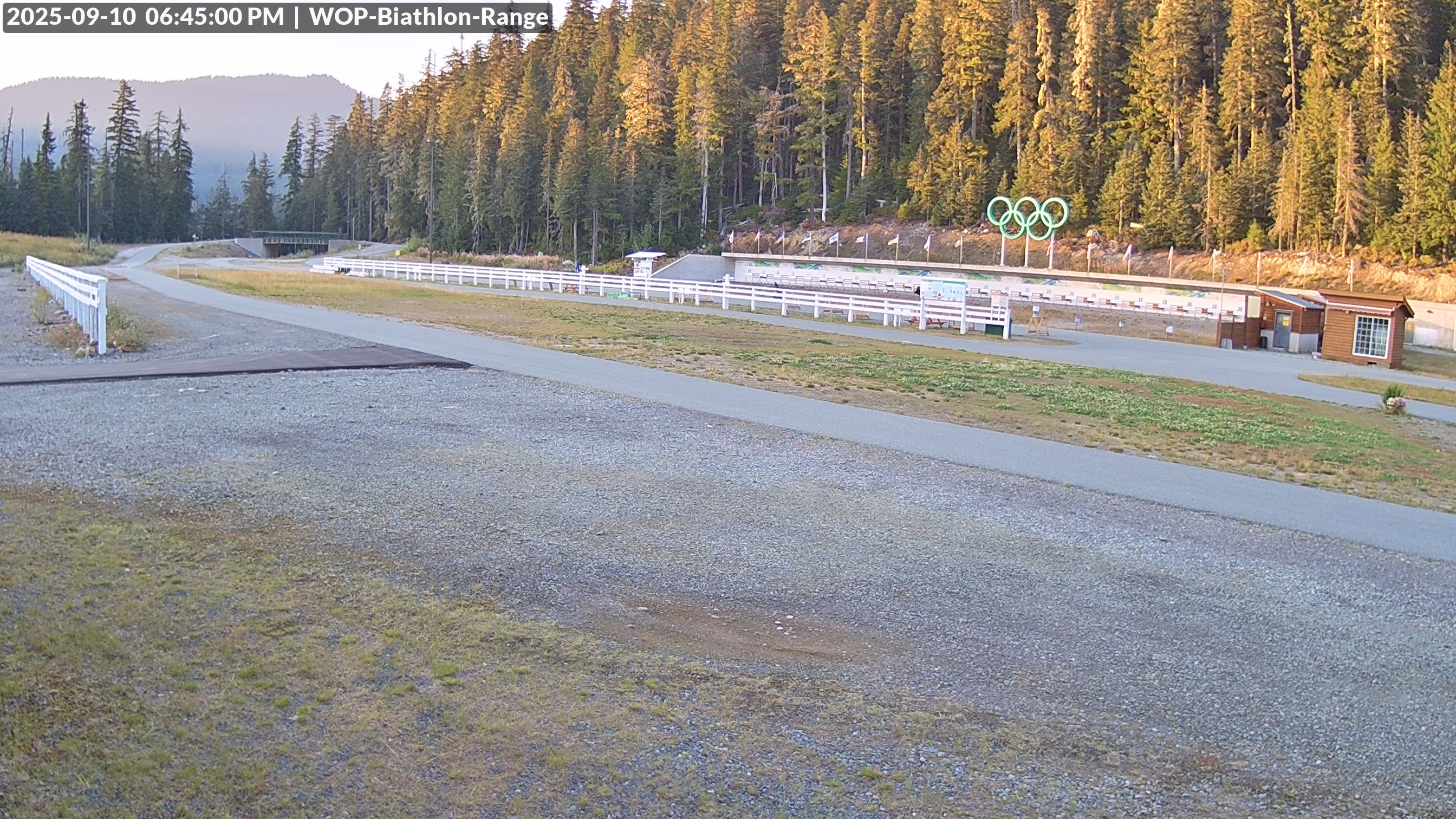View looking North East to the Olympic Biathlon Range