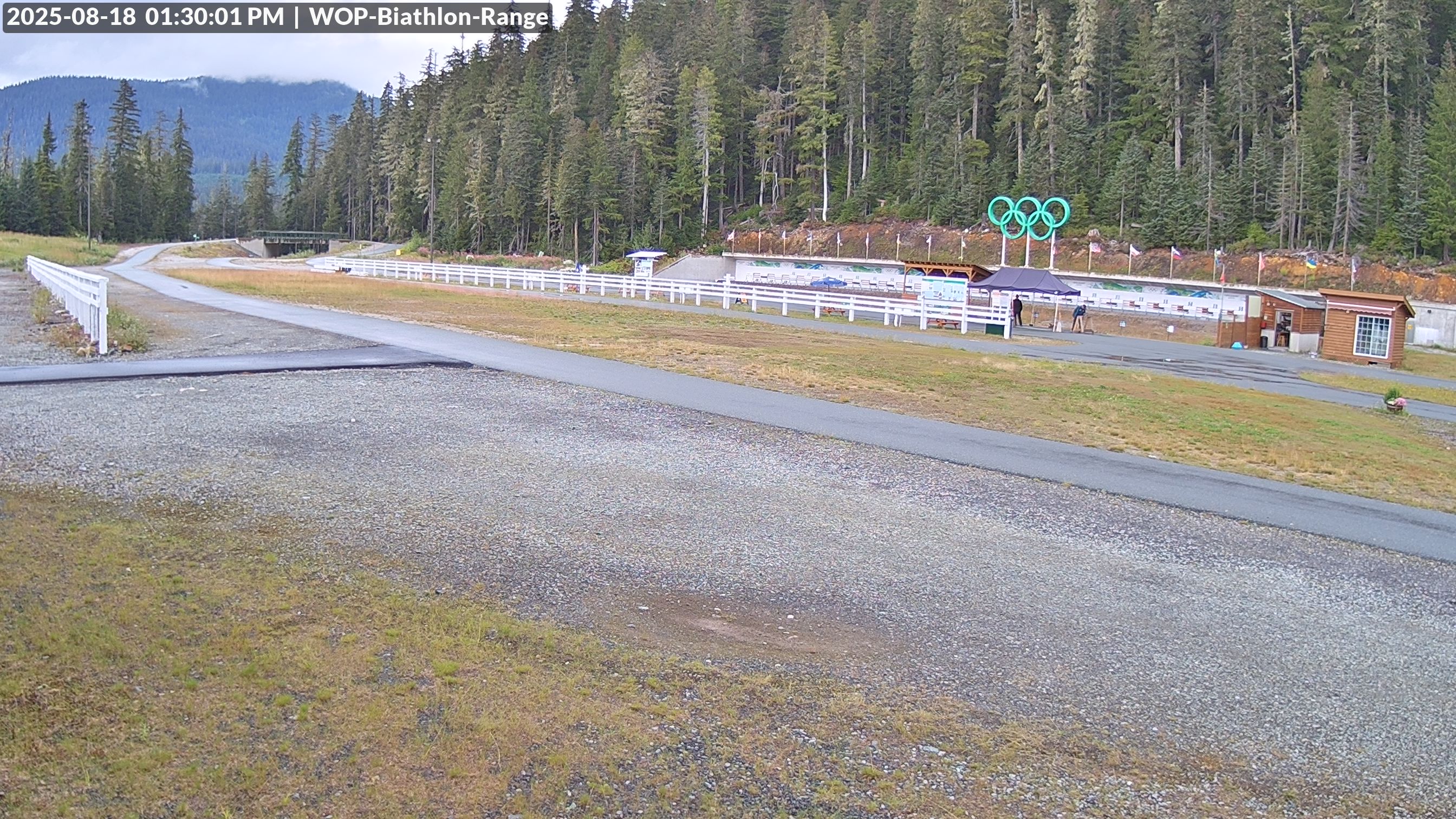 View looking North East to the Olympic Biathlon Range