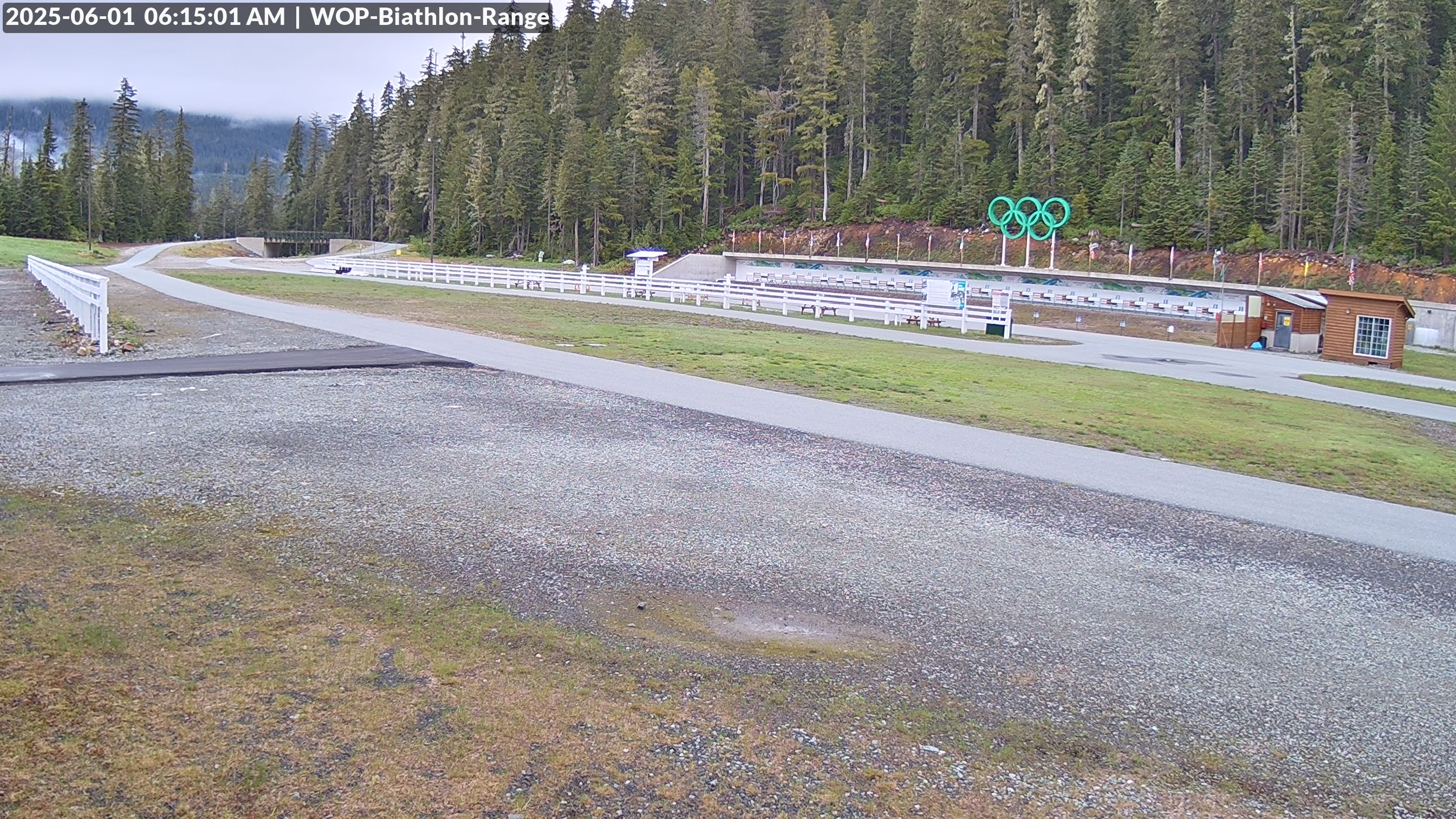 View looking North East to the Olympic Biathlon Range