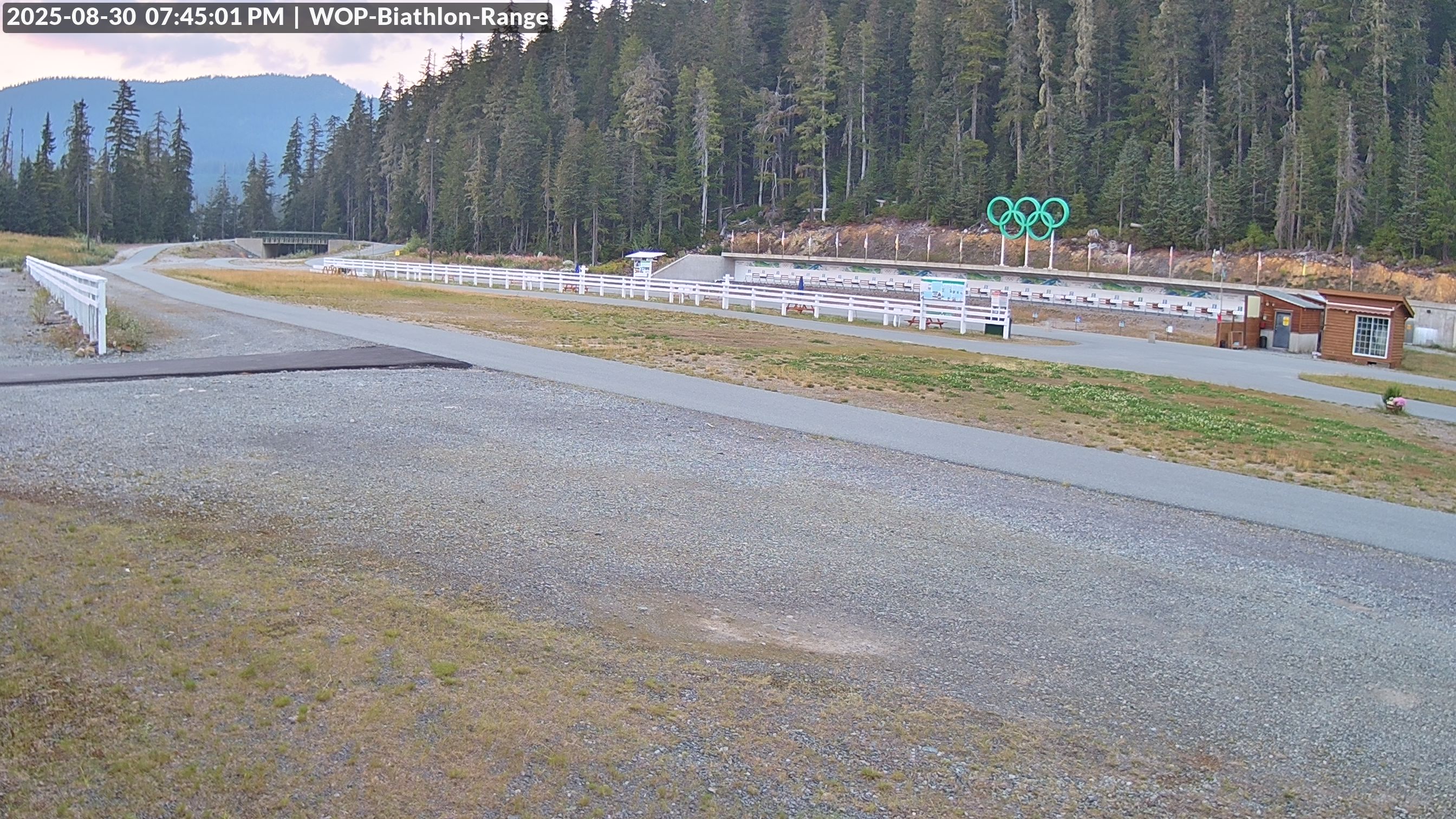 View looking North East to the Olympic Biathlon Range