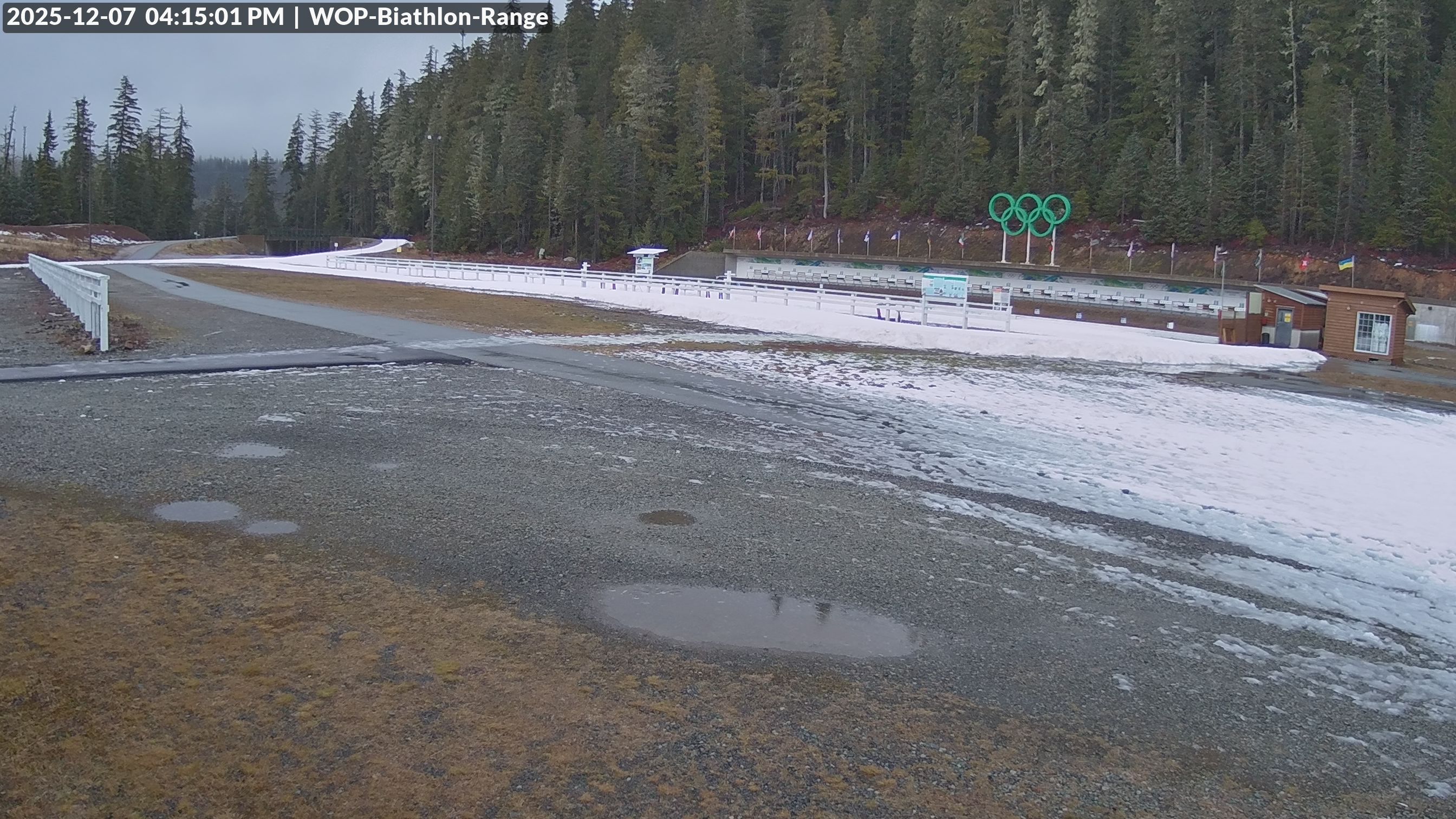 View looking North East to the Olympic Biathlon Range