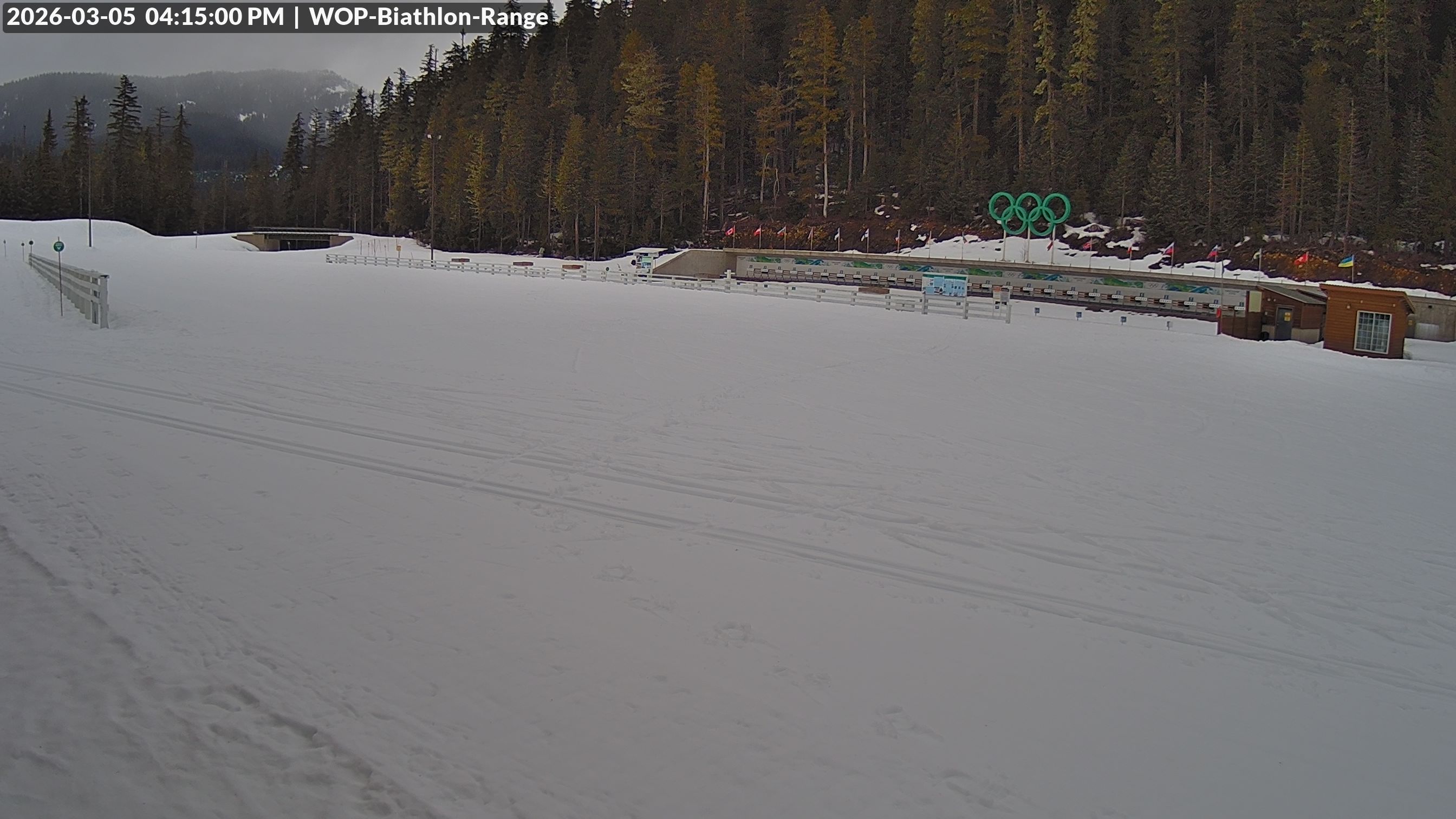 View looking North East to the Olympic Biathlon Range