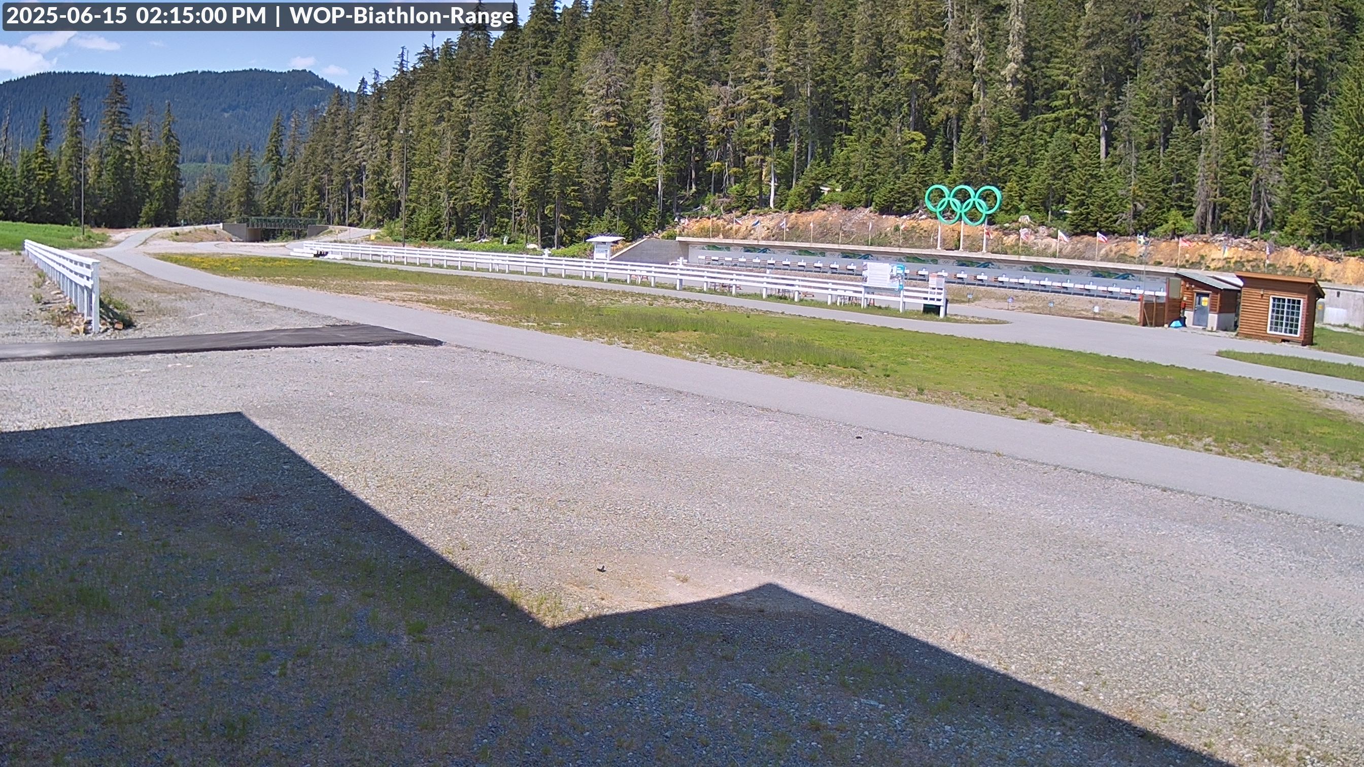 View looking North East to the Olympic Biathlon Range