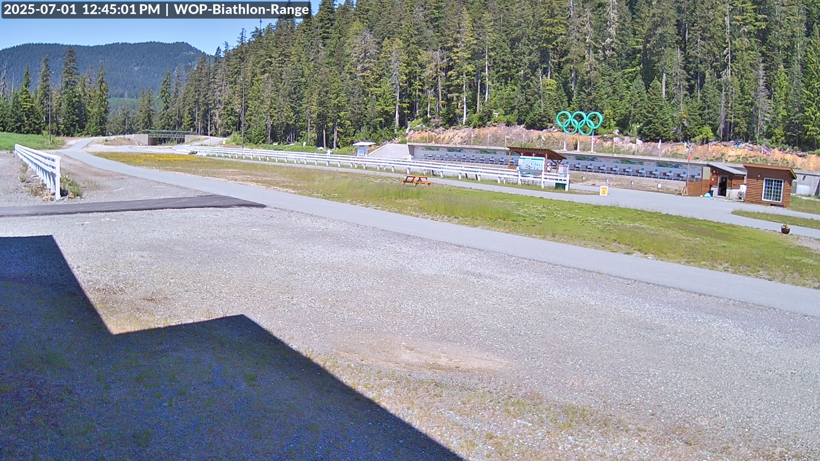 View looking North East to the Olympic Biathlon Range
