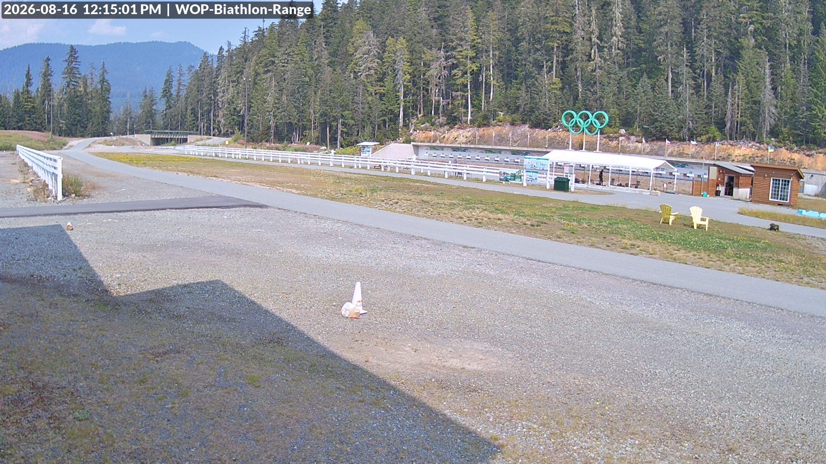 View looking North East to the Olympic Biathlon Range