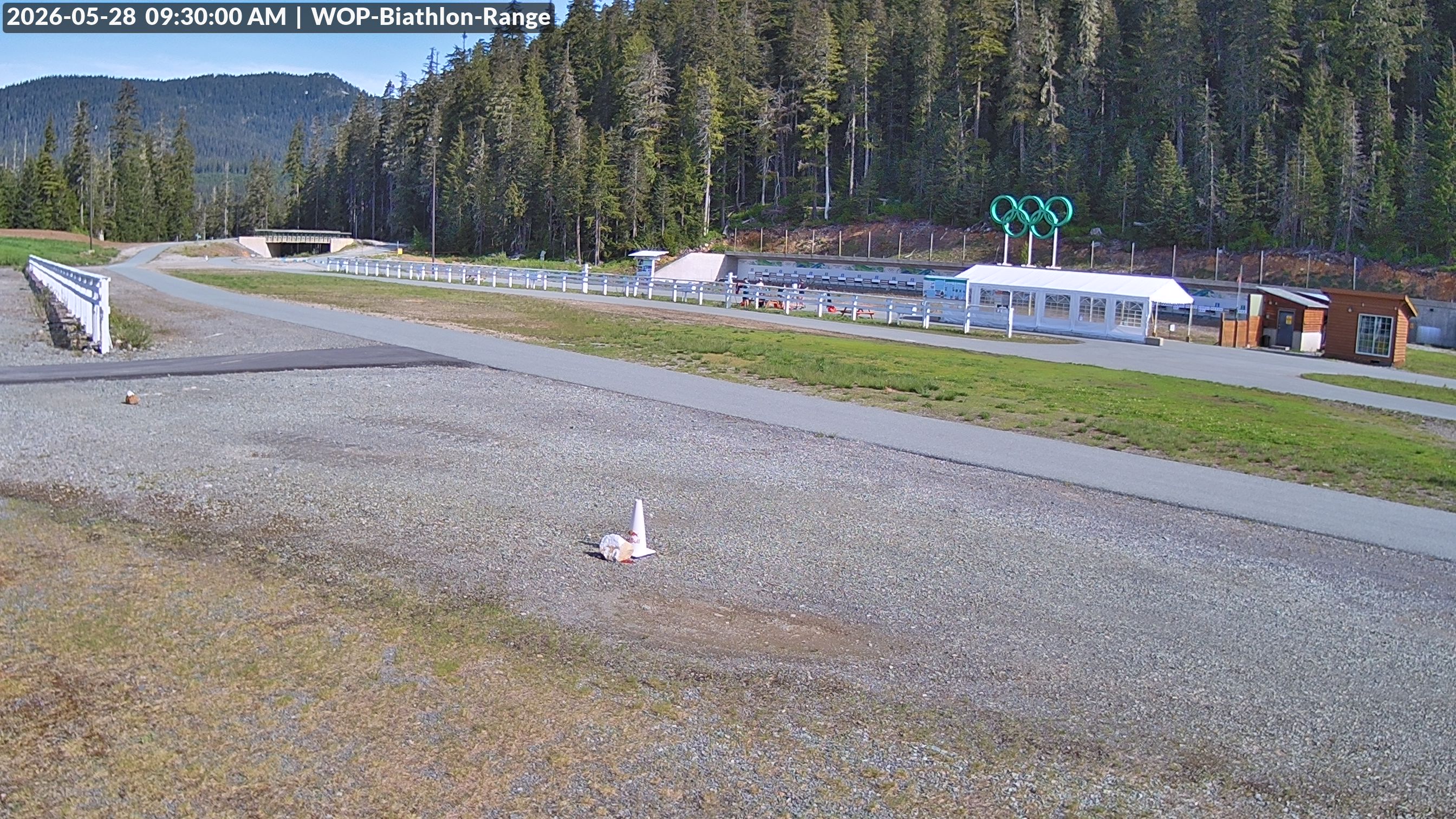 View looking North East to the Olympic Biathlon Range