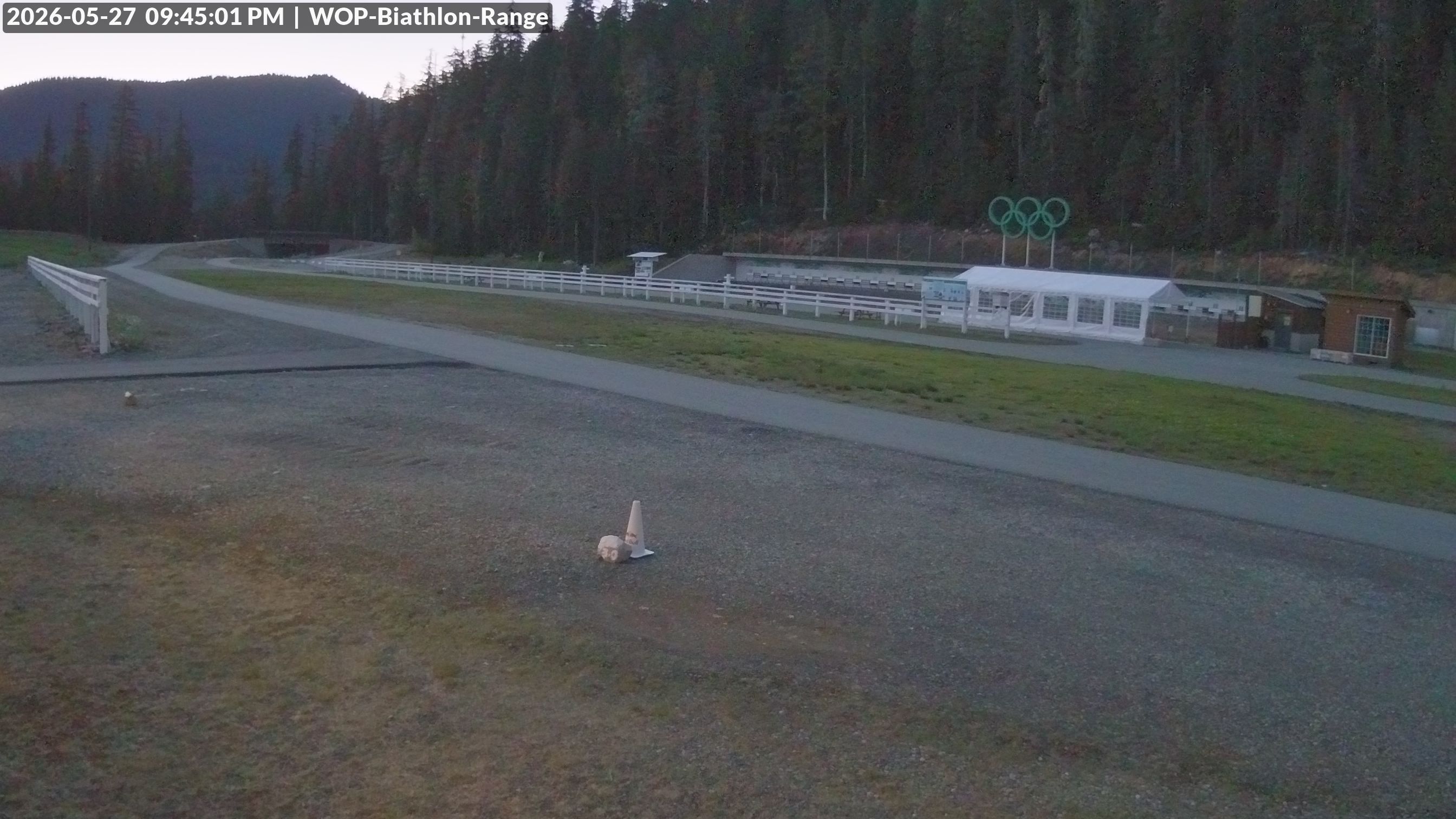 View looking North East to the Olympic Biathlon Range