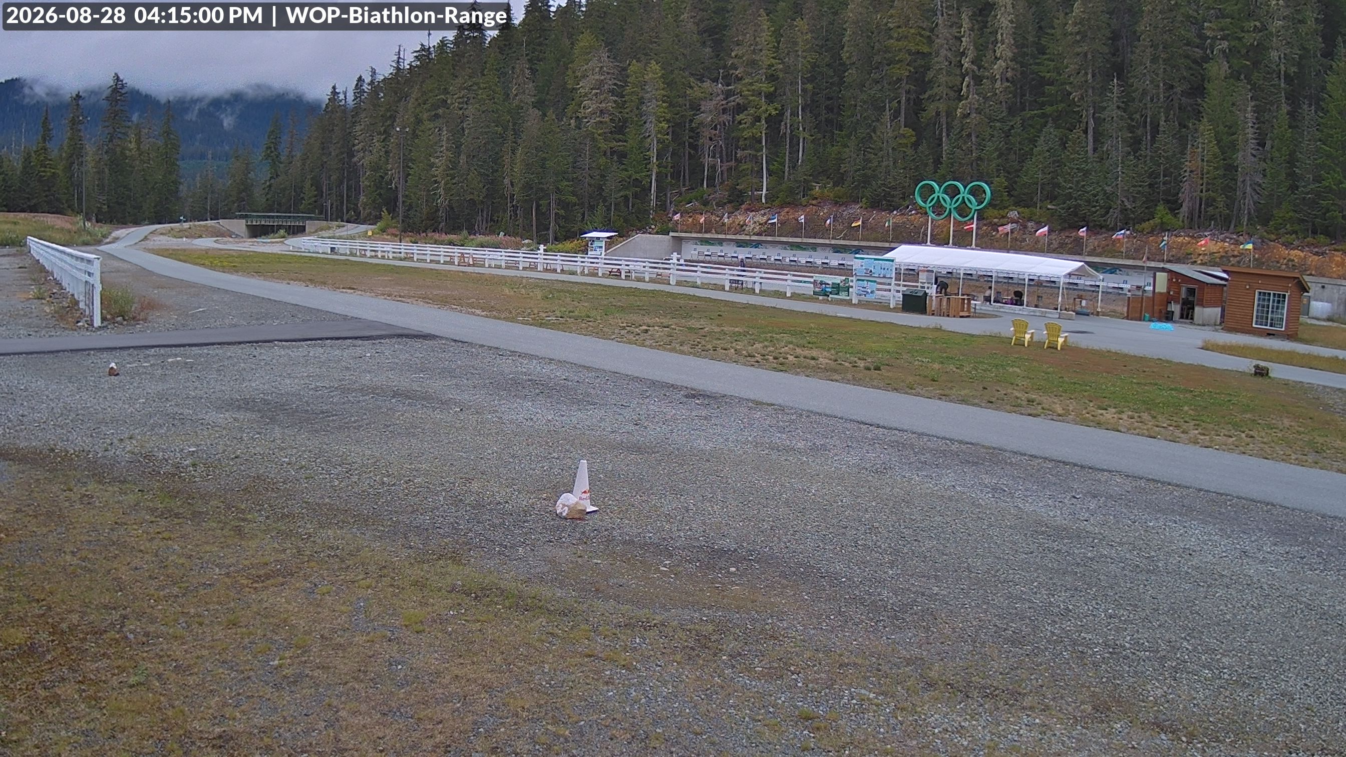 View looking North East to the Olympic Biathlon Range
