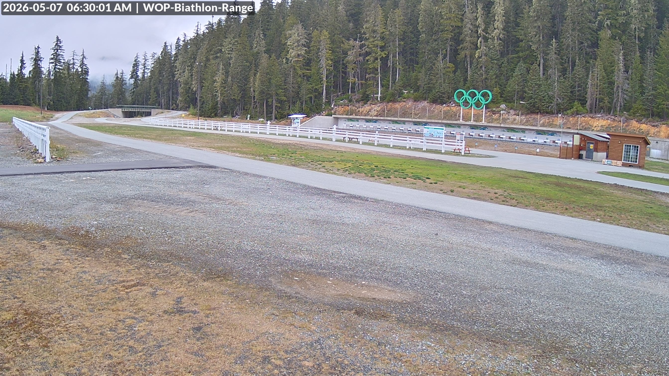 View looking North East to the Olympic Biathlon Range
