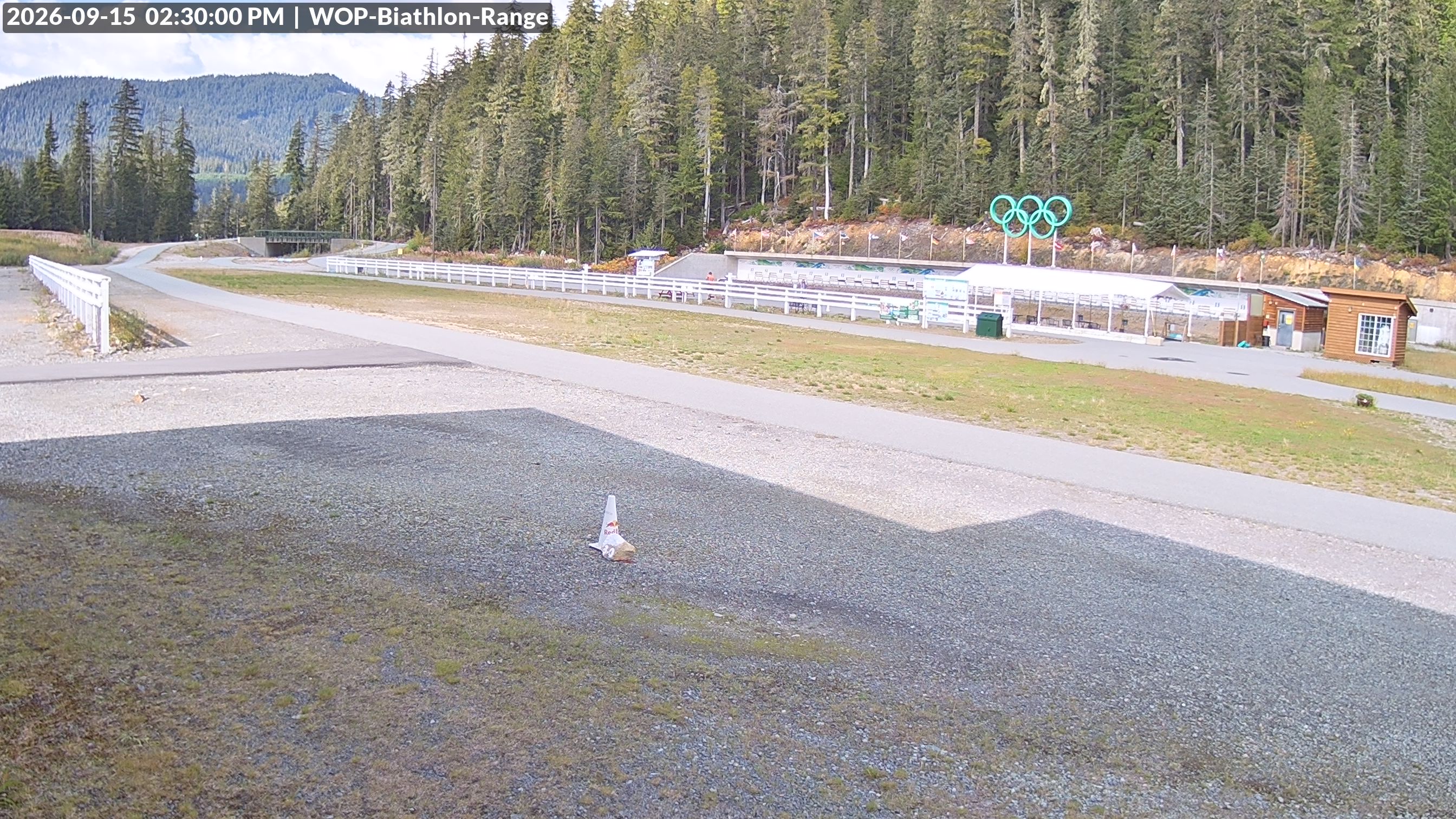 View looking North East to the Olympic Biathlon Range