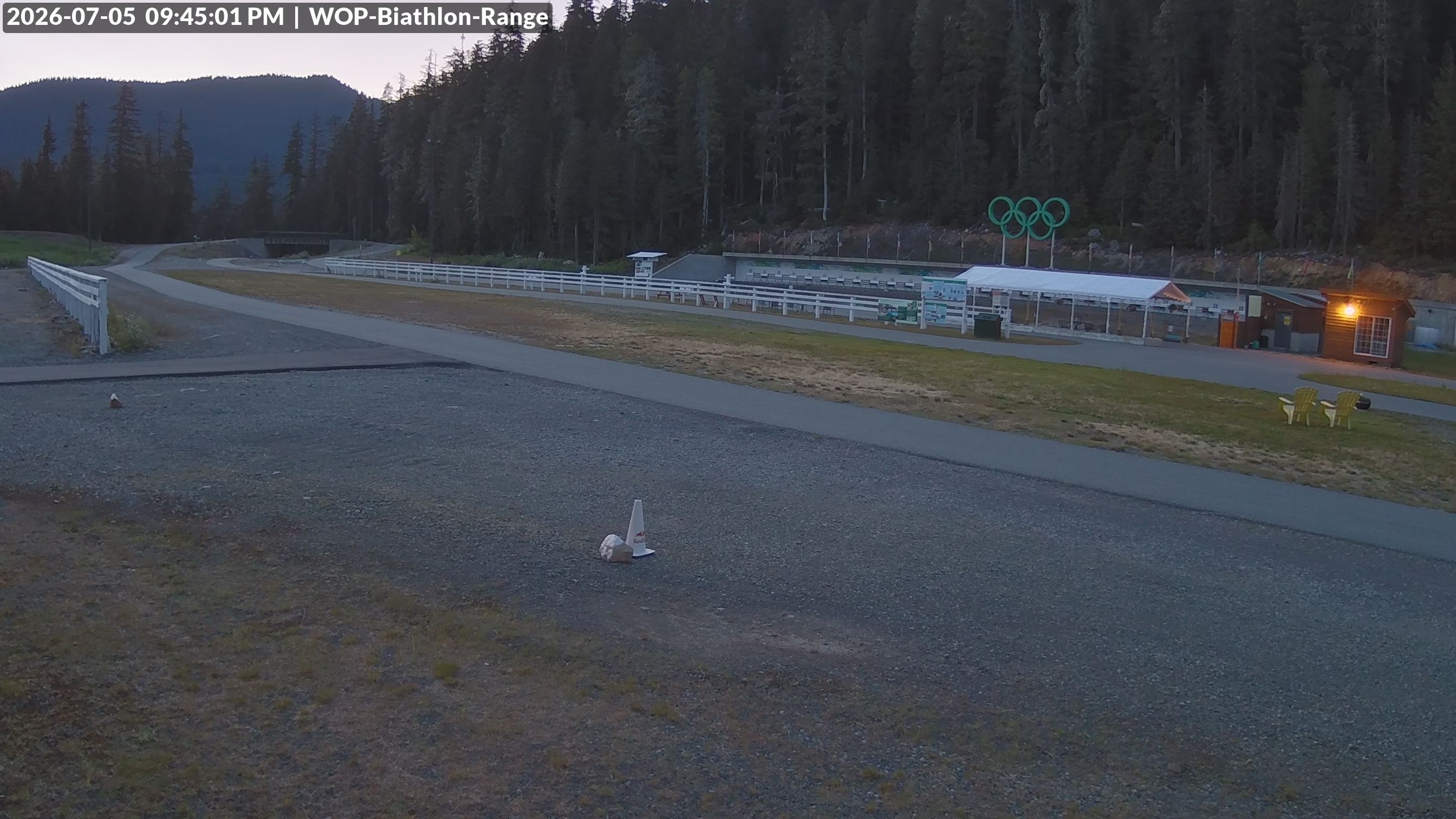View looking North East to the Olympic Biathlon Range