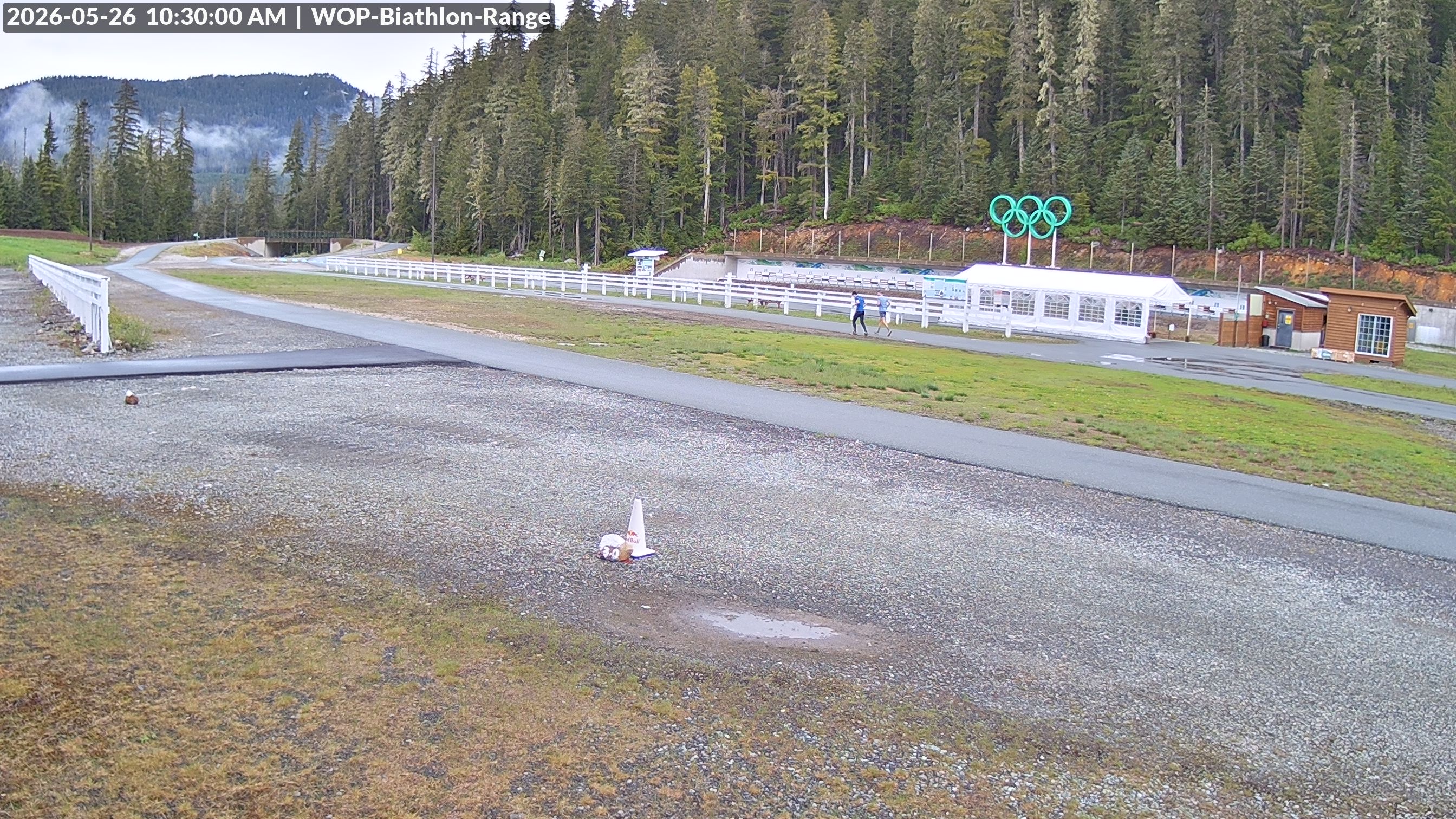 View looking North East to the Olympic Biathlon Range