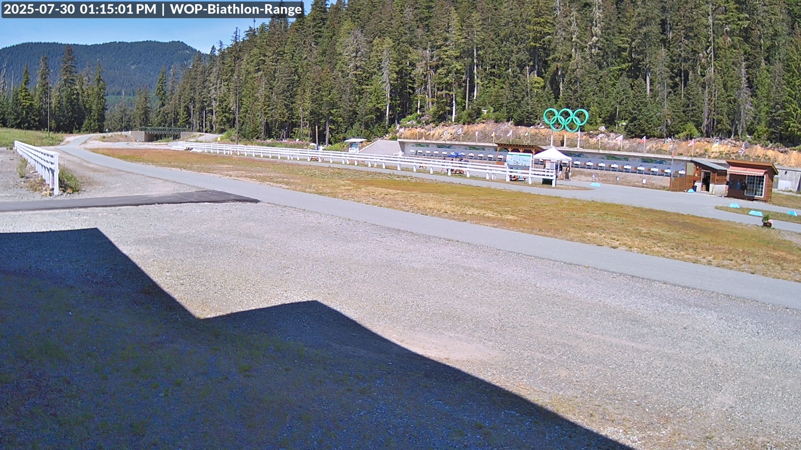View looking North East to the Olympic Biathlon Range